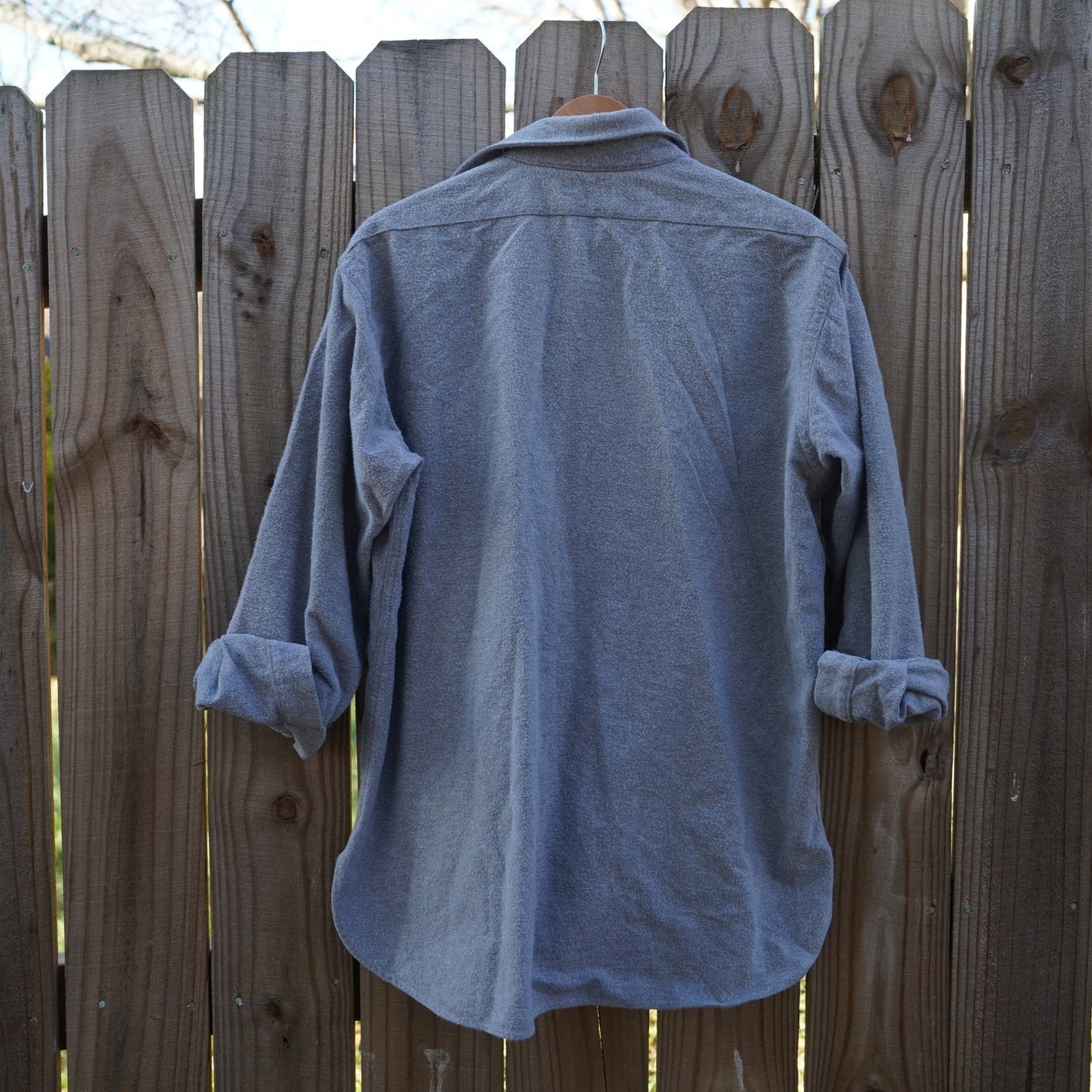 L.L. Bean Chamois Cloth Shirt Jacket – Grey – Size 16