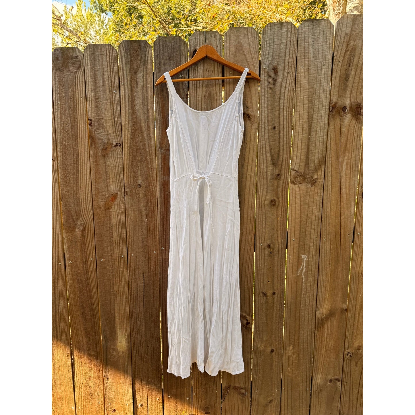 Y2K Coastal Cowboy White Embroidered Maxi Dress
