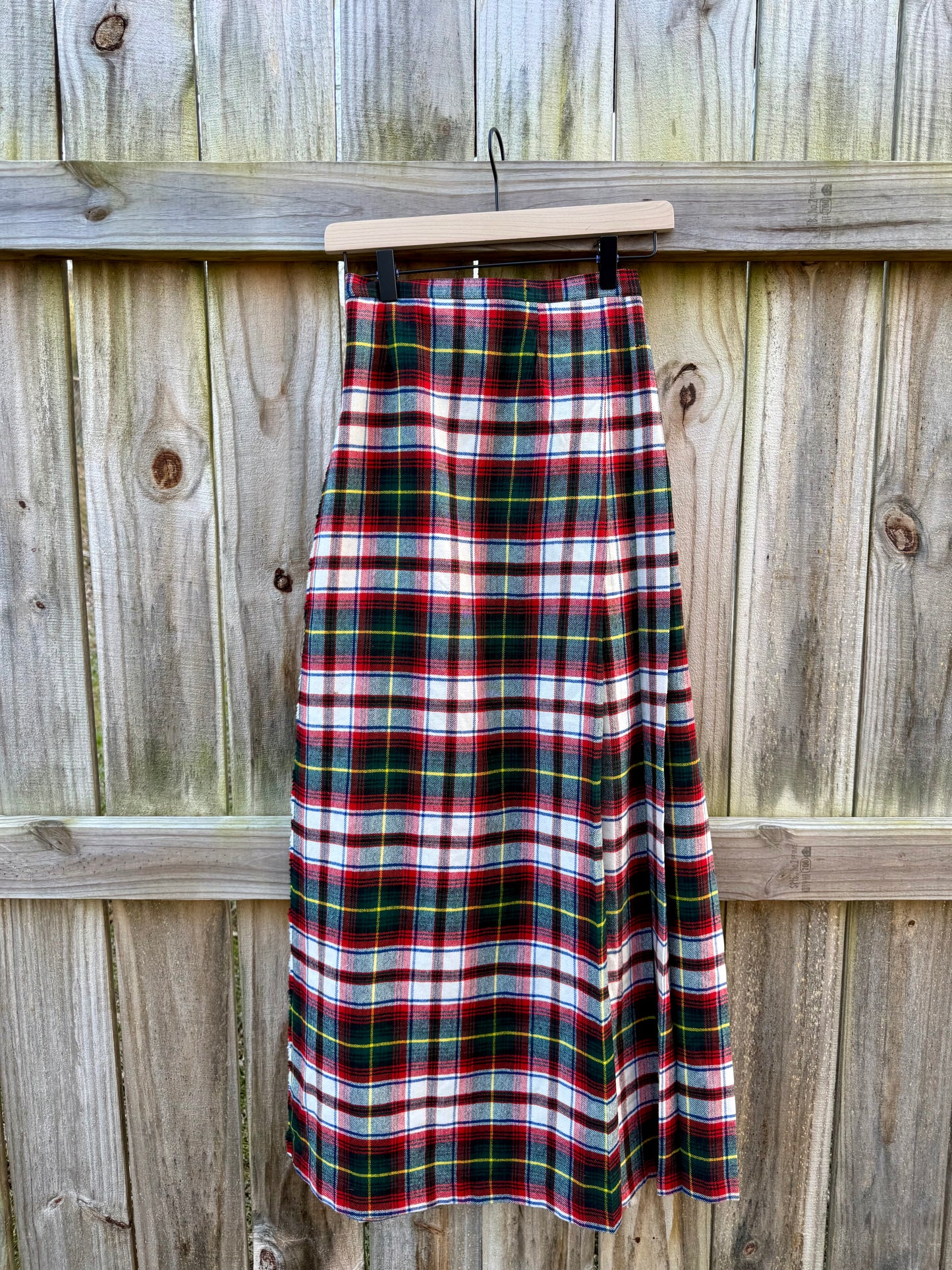 Vintage Scotch House Tartan Maxi Wrap (XS)
