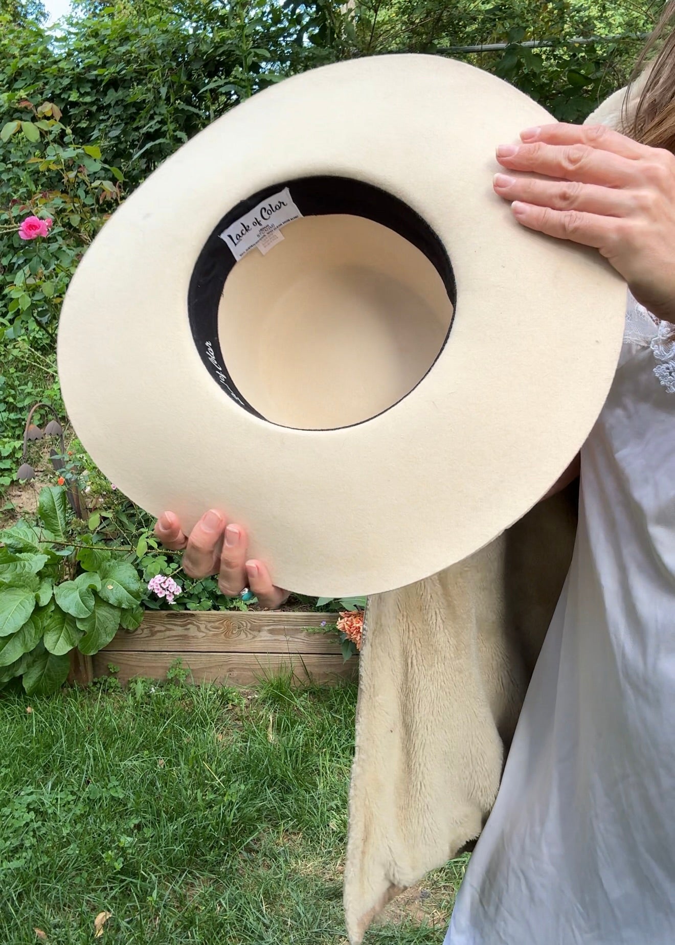 Lack of Color Ziggy Wide Brim Hat – Cream Wool Felt