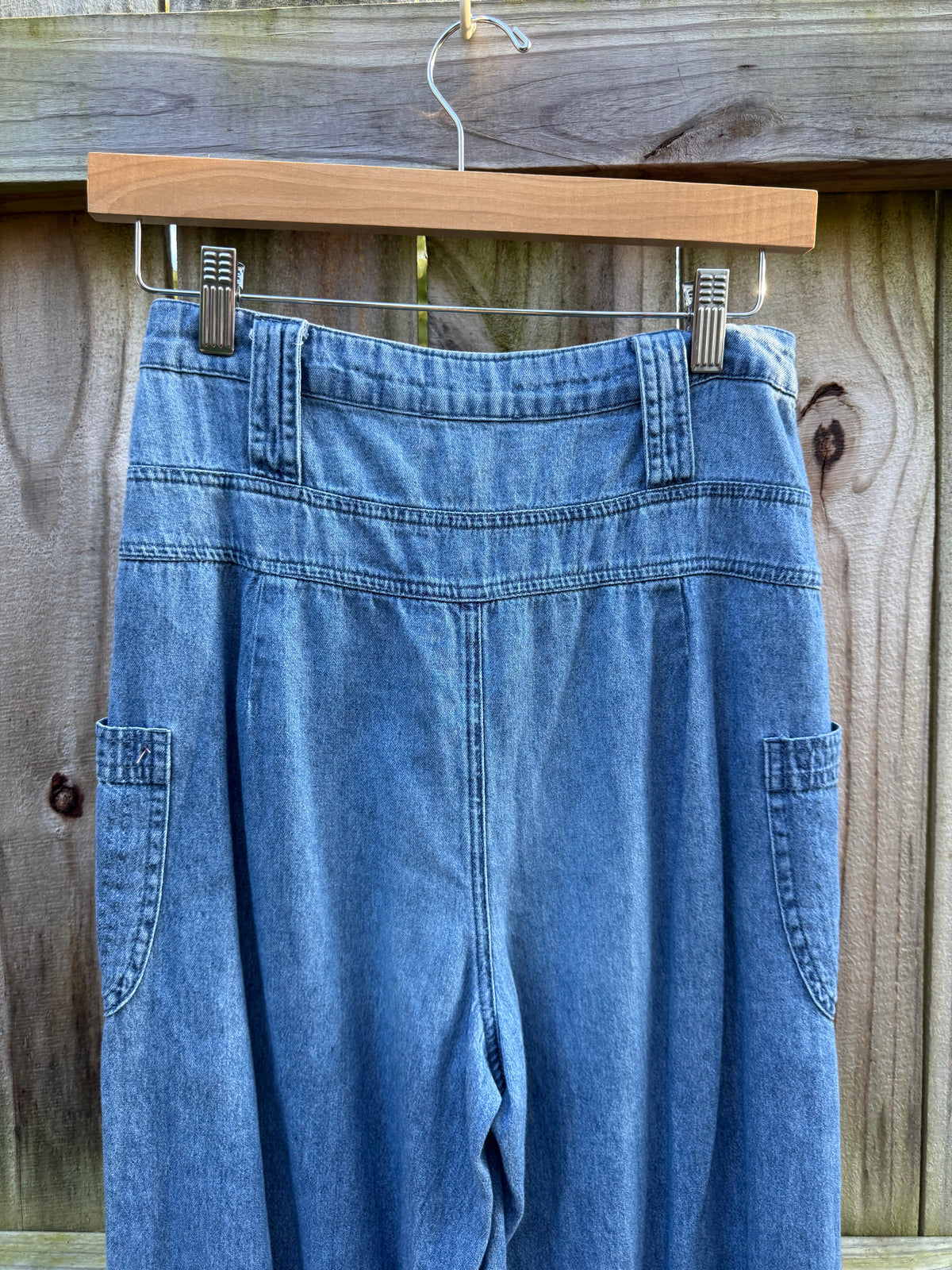 Vintage 90s Y2K Wide Leg Utility Jeans | Baggy Pocket Denim