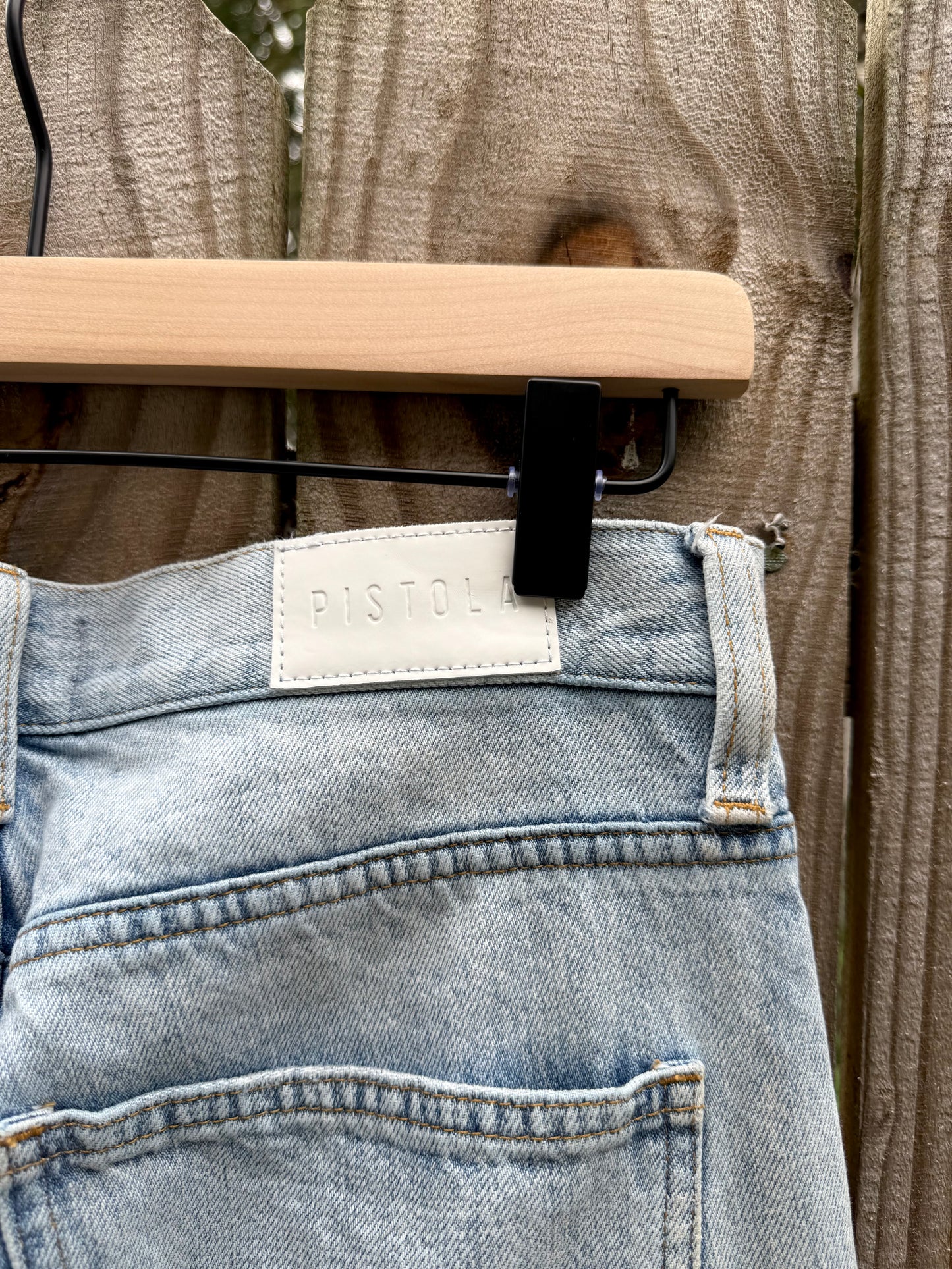 Pistola Light Wash Cargo Jeans