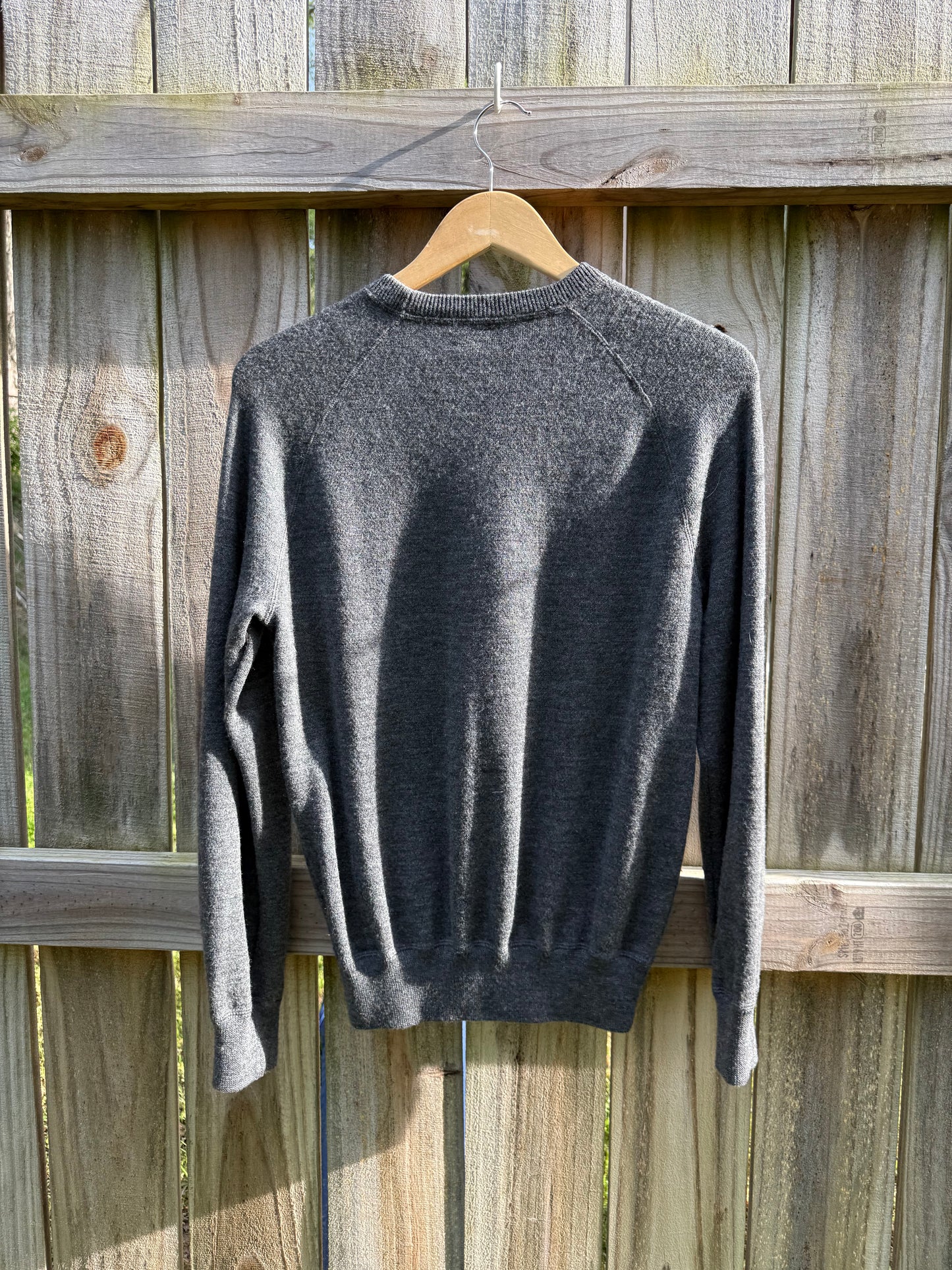 Polo Ralph Lauren Wool Crewneck Sweater Charcoal Gray Size M