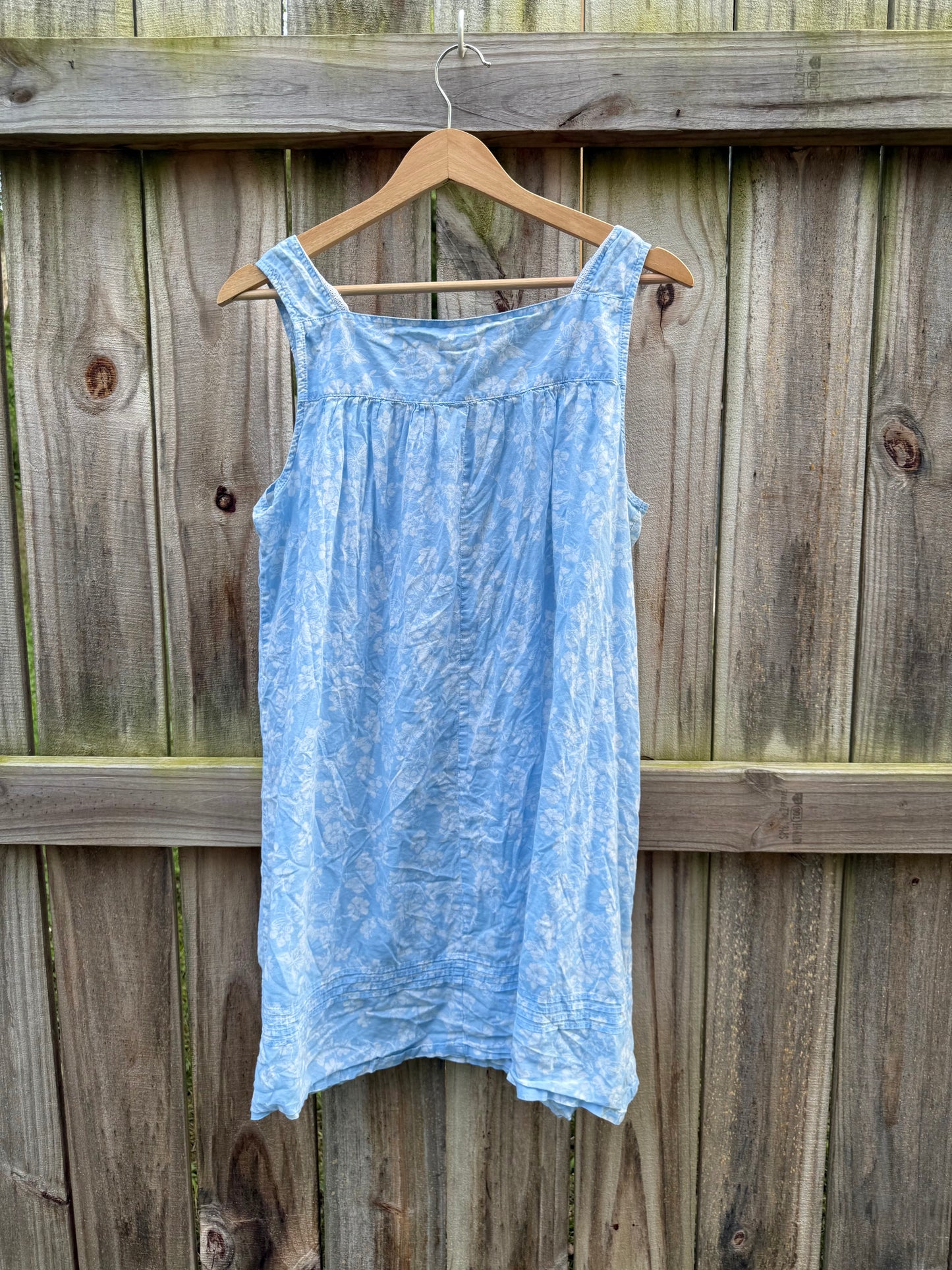 Croft & Barrow Soft Washed Cotton Floral House Dress