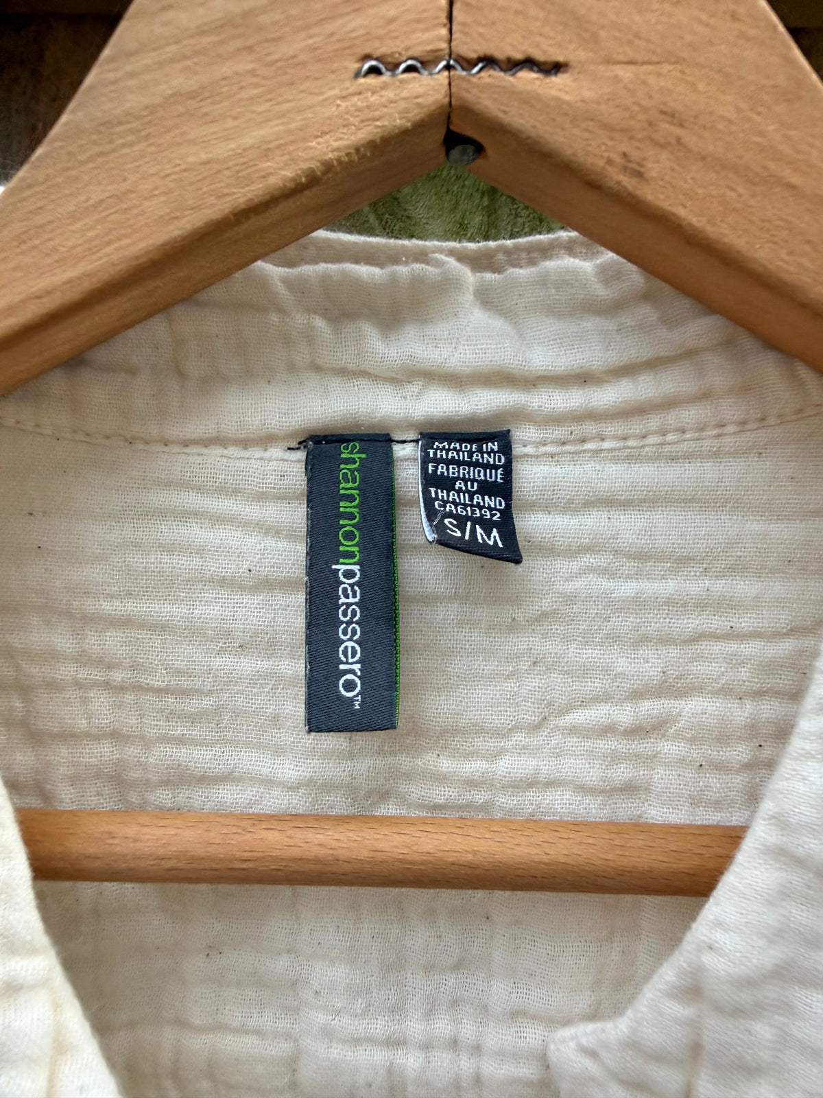 Shannon Passero Cotton Gauze Button Front Shirt