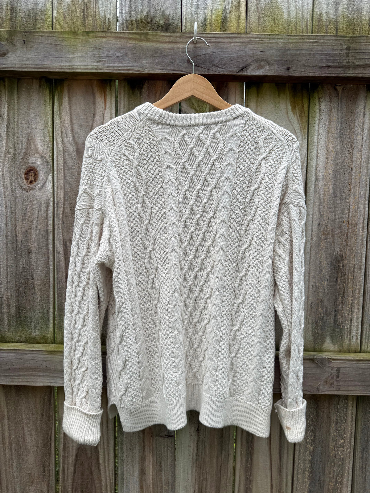 J.Crew Cotton Cable Knit Sweater