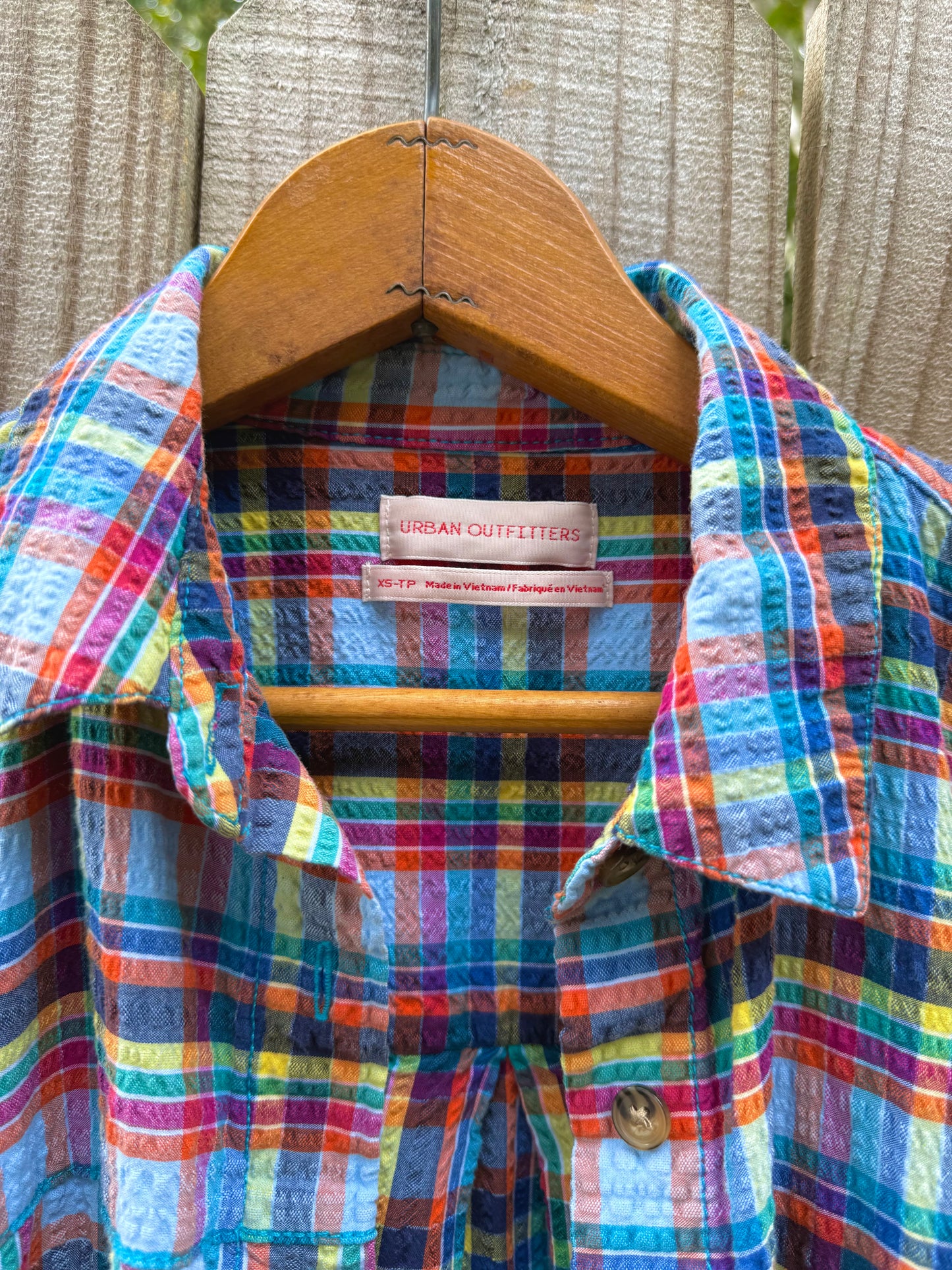 Oversized Plaid Button-Up