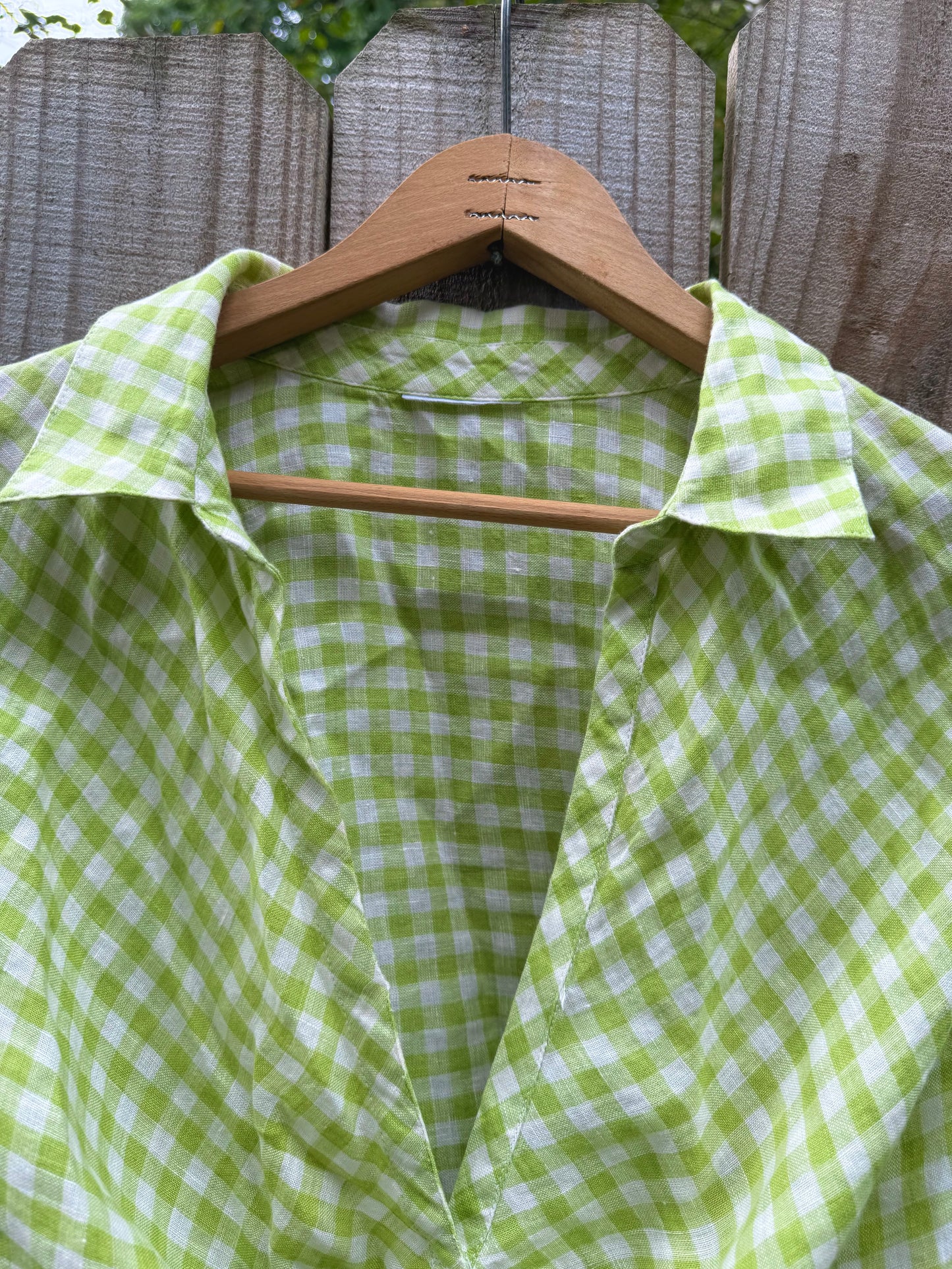 Sunday Honey Original Linen Gingham Top