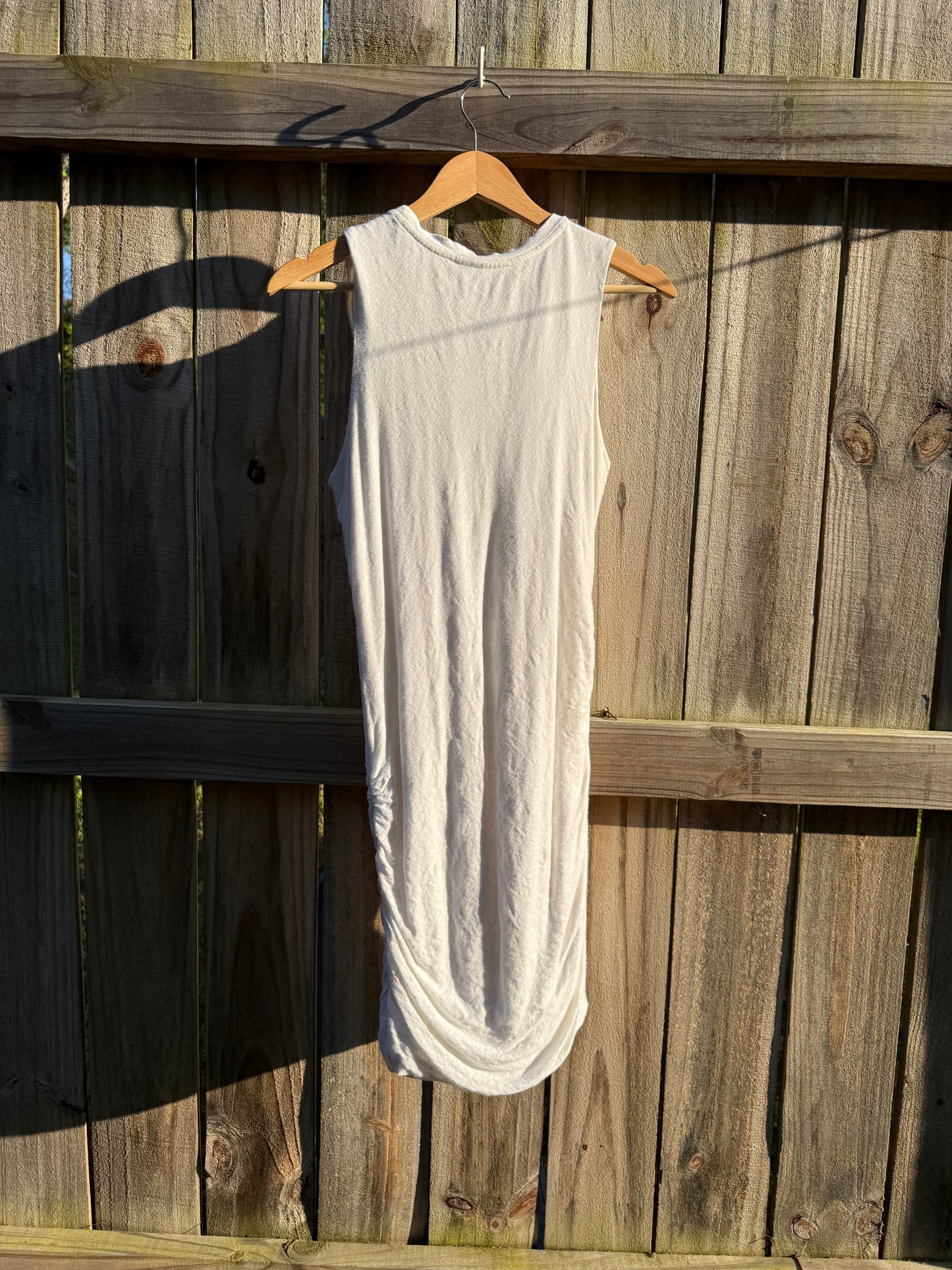 Joe's Jeans Ruched White Mini Dress Medium