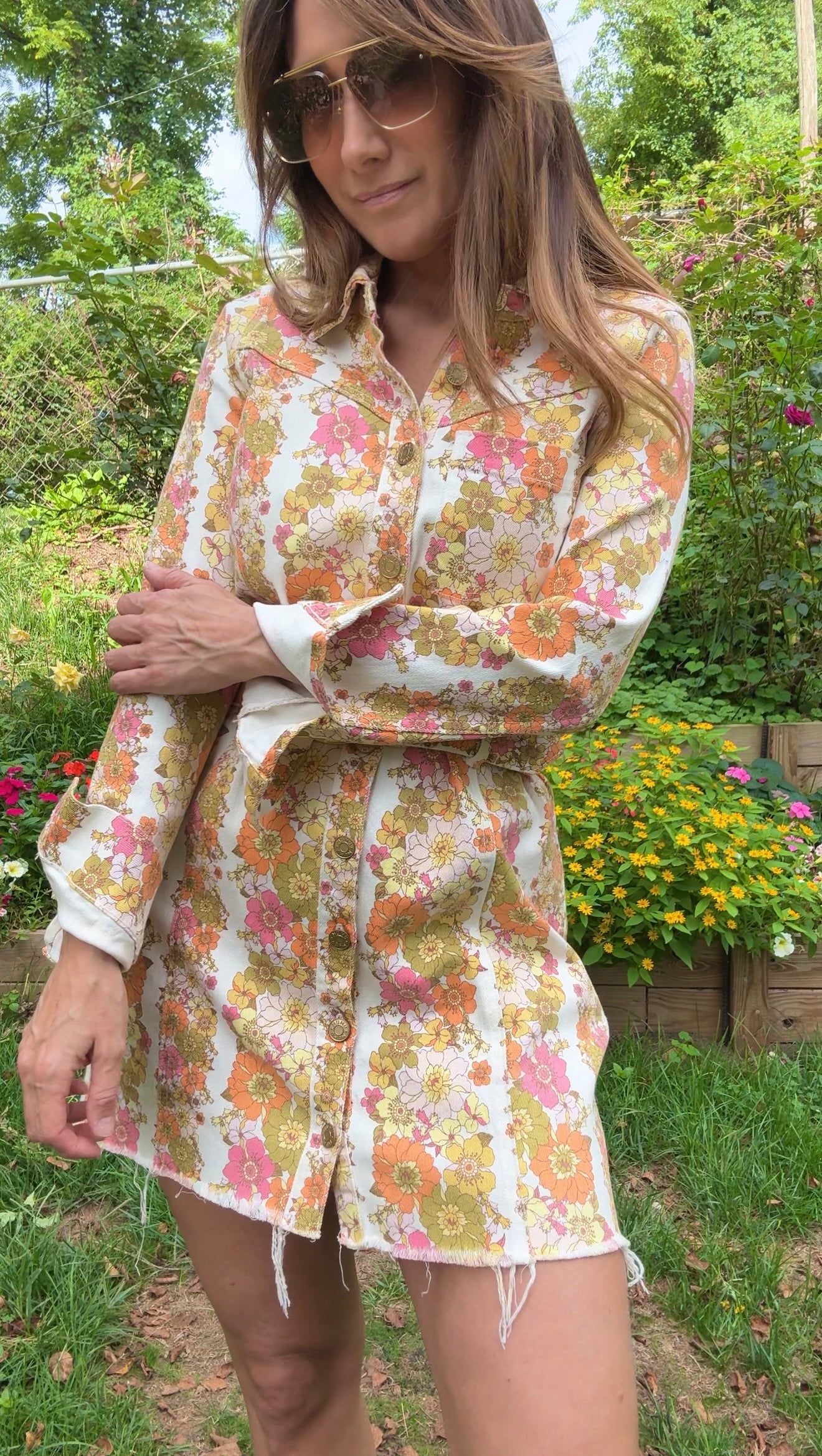 Floral Belted Shirtdress – Show Me Your Mumu