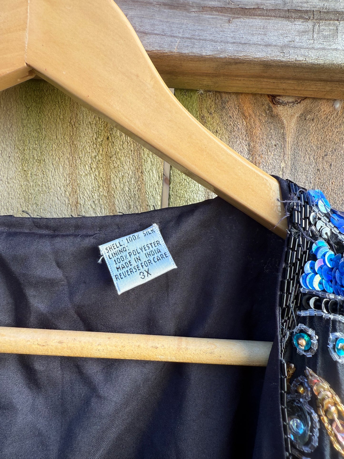 Vintage Silk Beaded Couture Jacket (80s/90s Runway Energy)