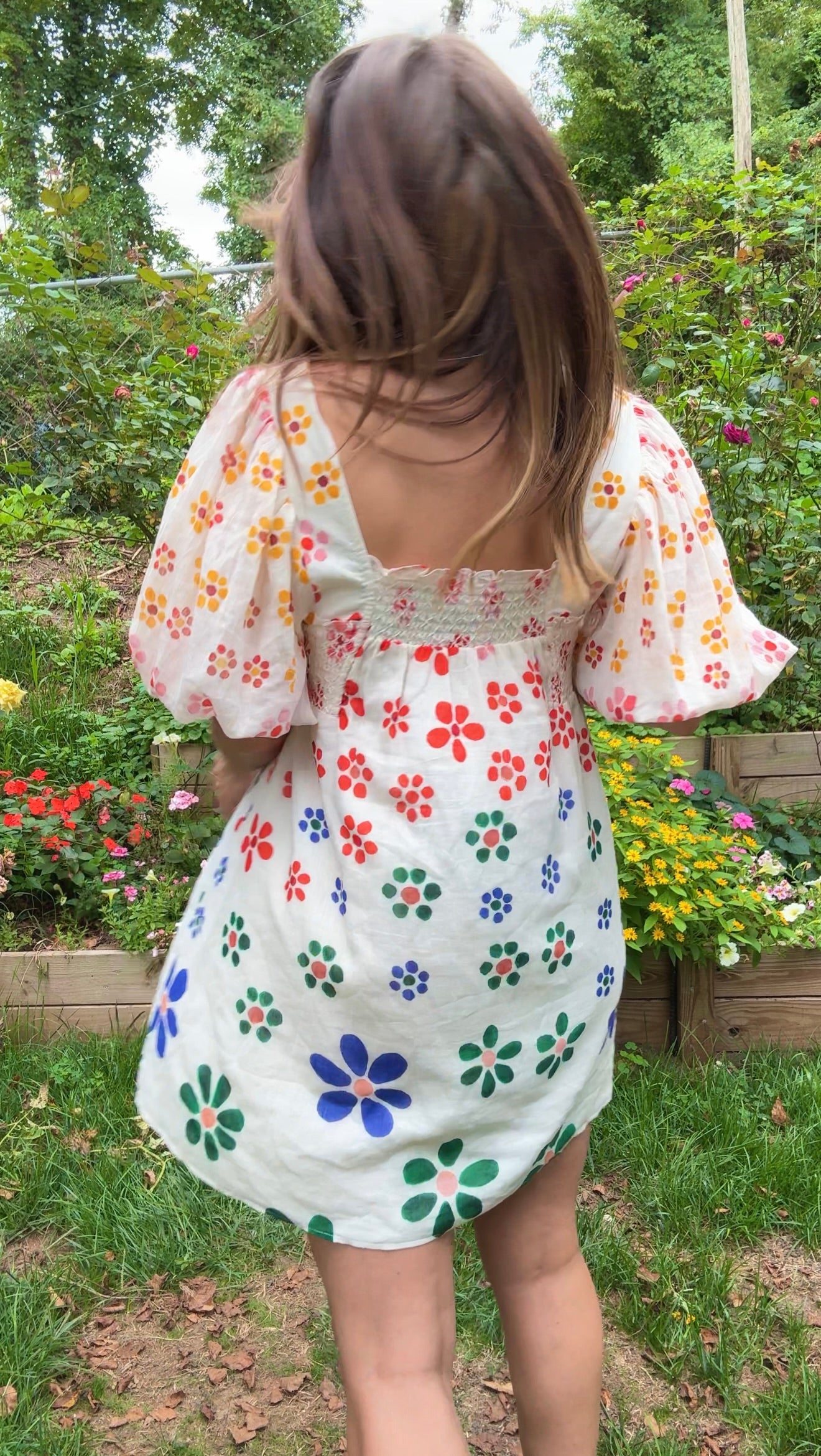 Rainbow Bloom Mini Dress – Jen’s Pirate Booty