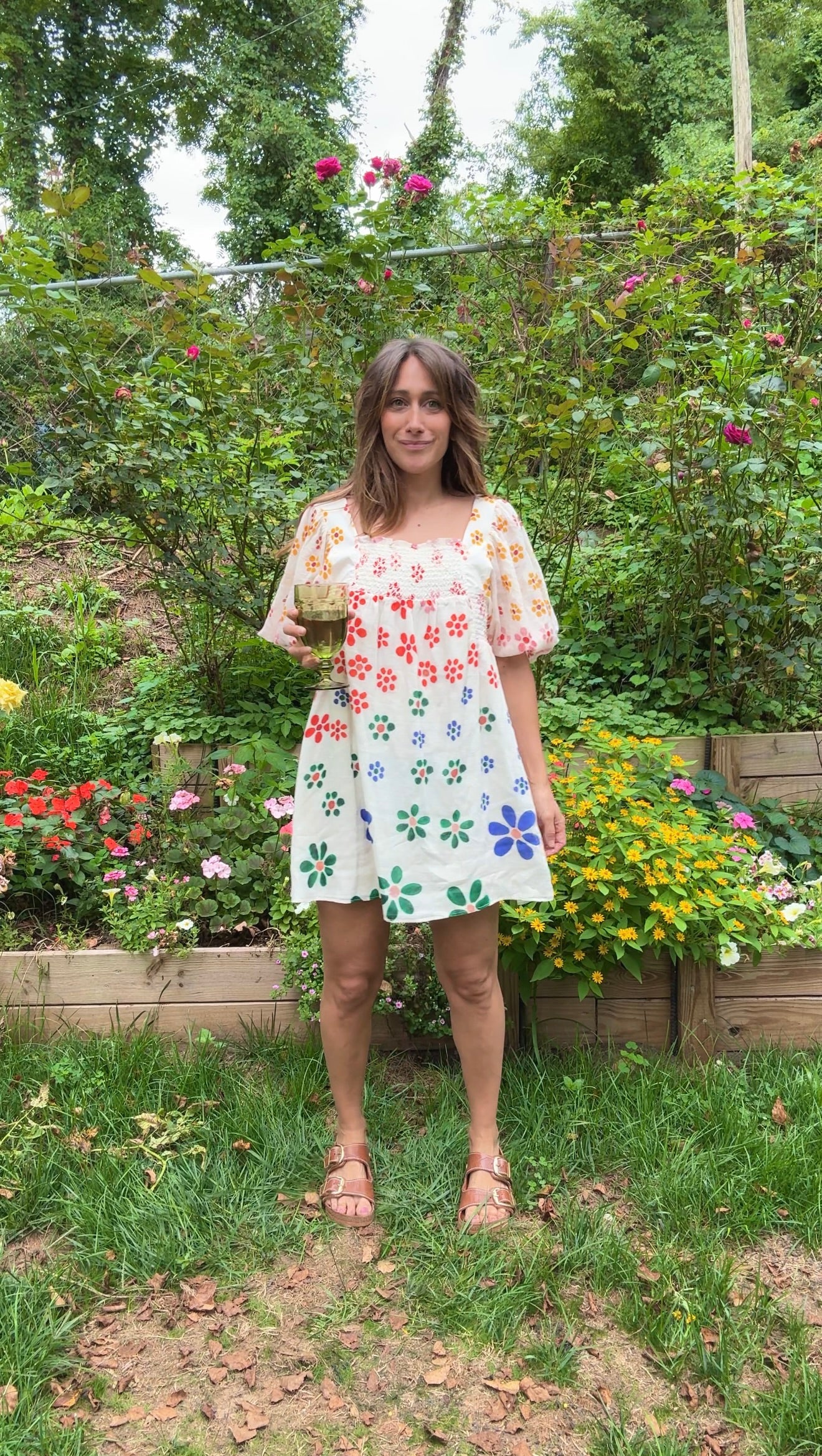 Rainbow Bloom Mini Dress – Jen’s Pirate Booty