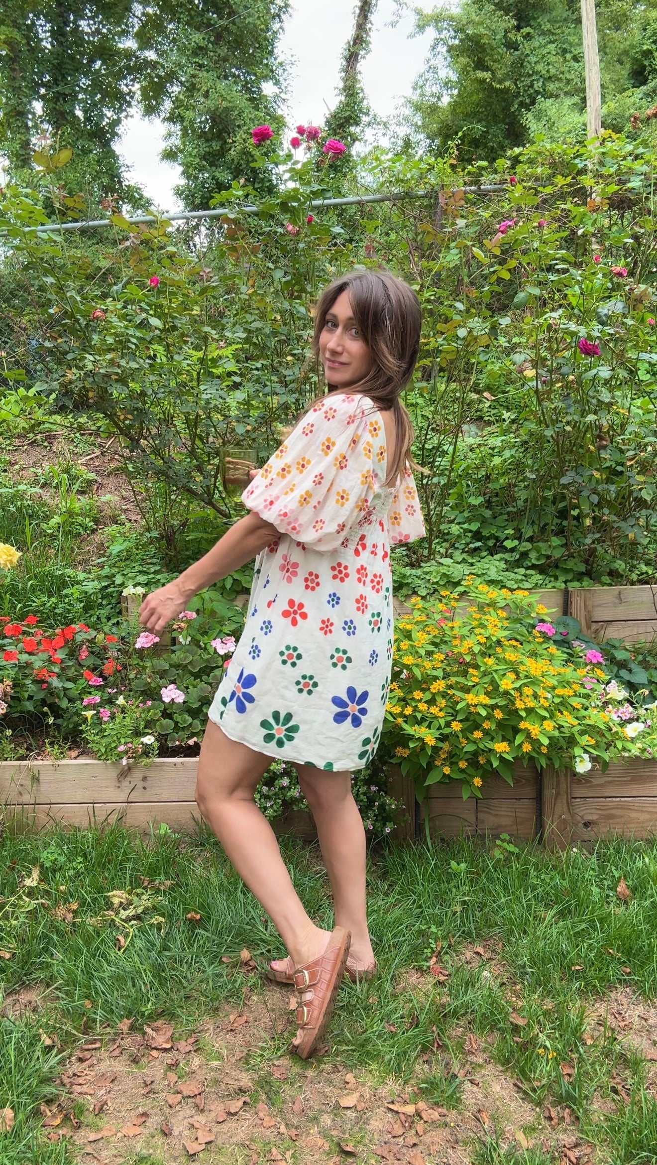 Rainbow Bloom Mini Dress – Jen’s Pirate Booty
