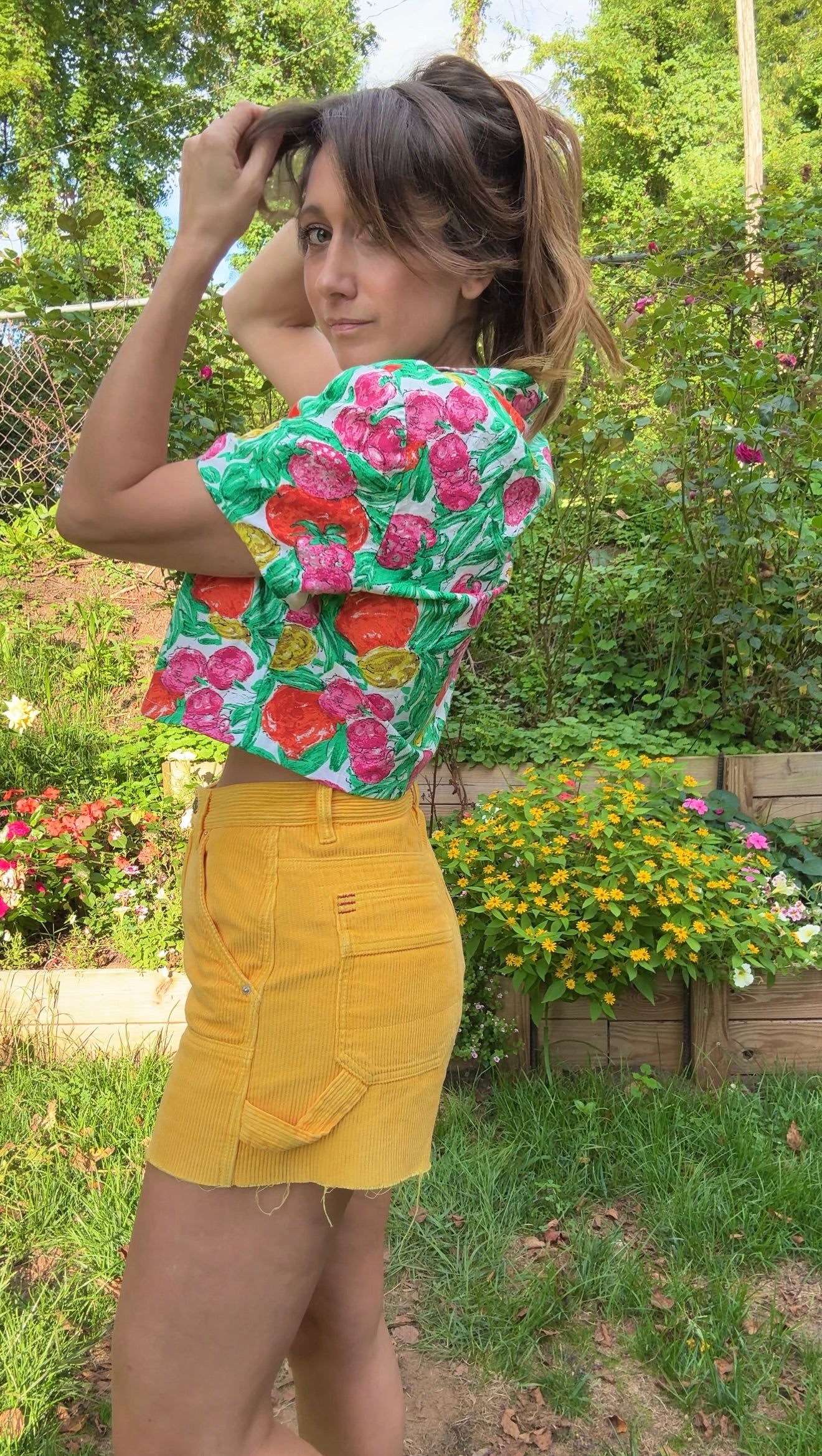 BDG Golden Hour Corduroy Cut-Off Short