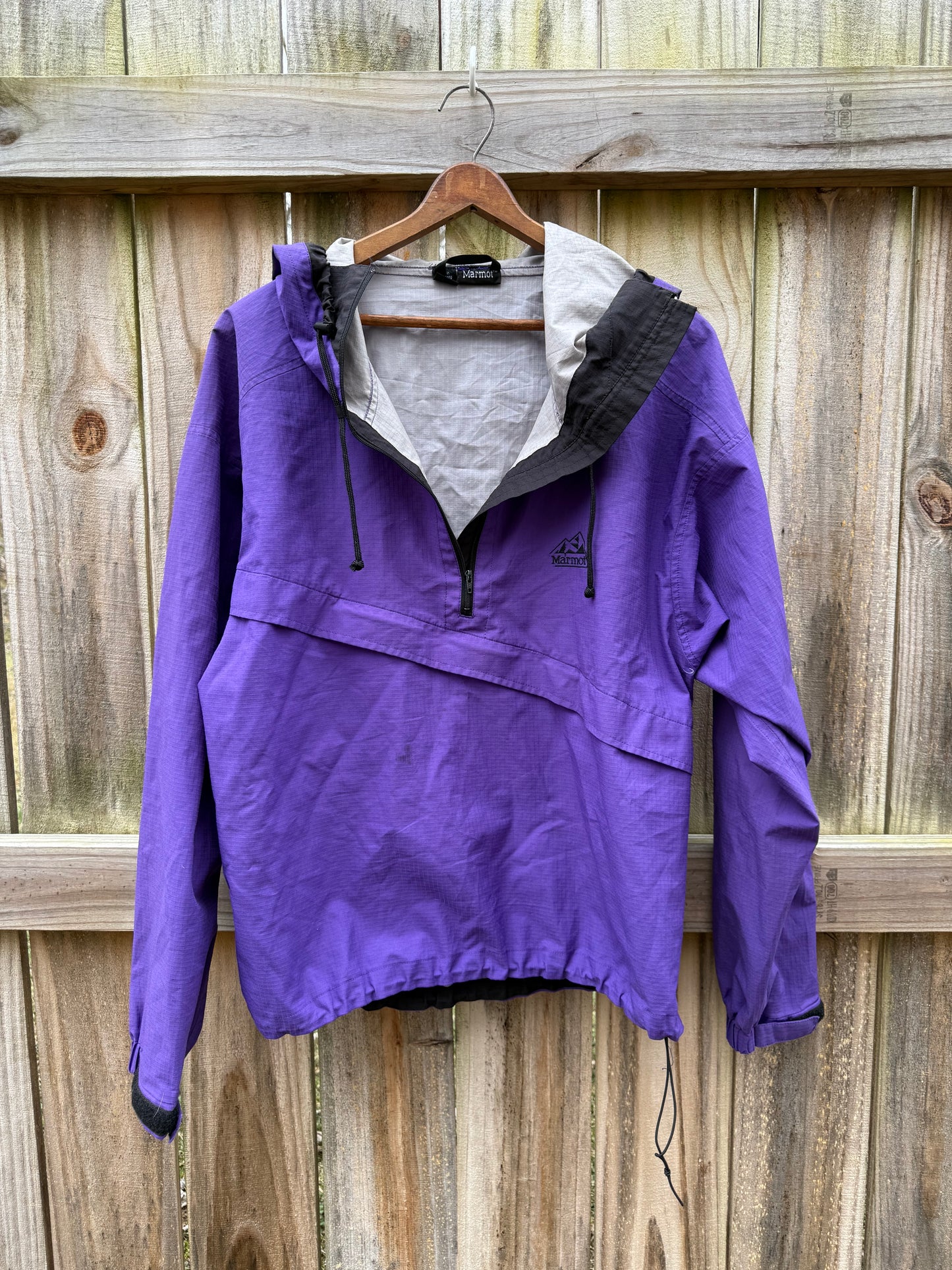 Vintage Marmot Purple Anorak Pullover Purple