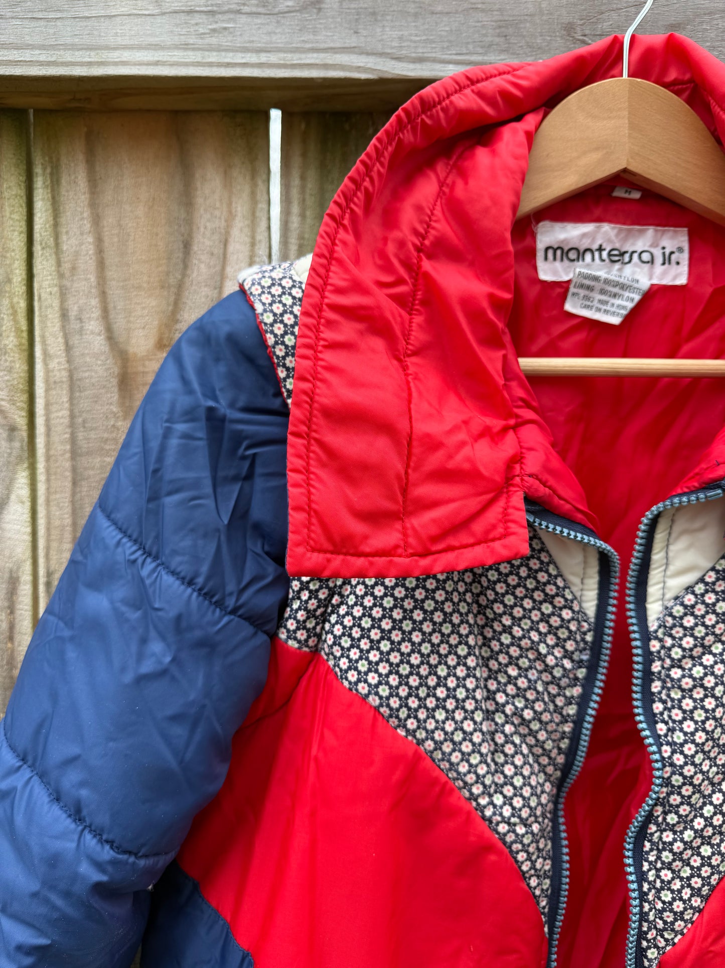 Vintage Manterra Jr. Quilted Ski Jacket 70s 80s