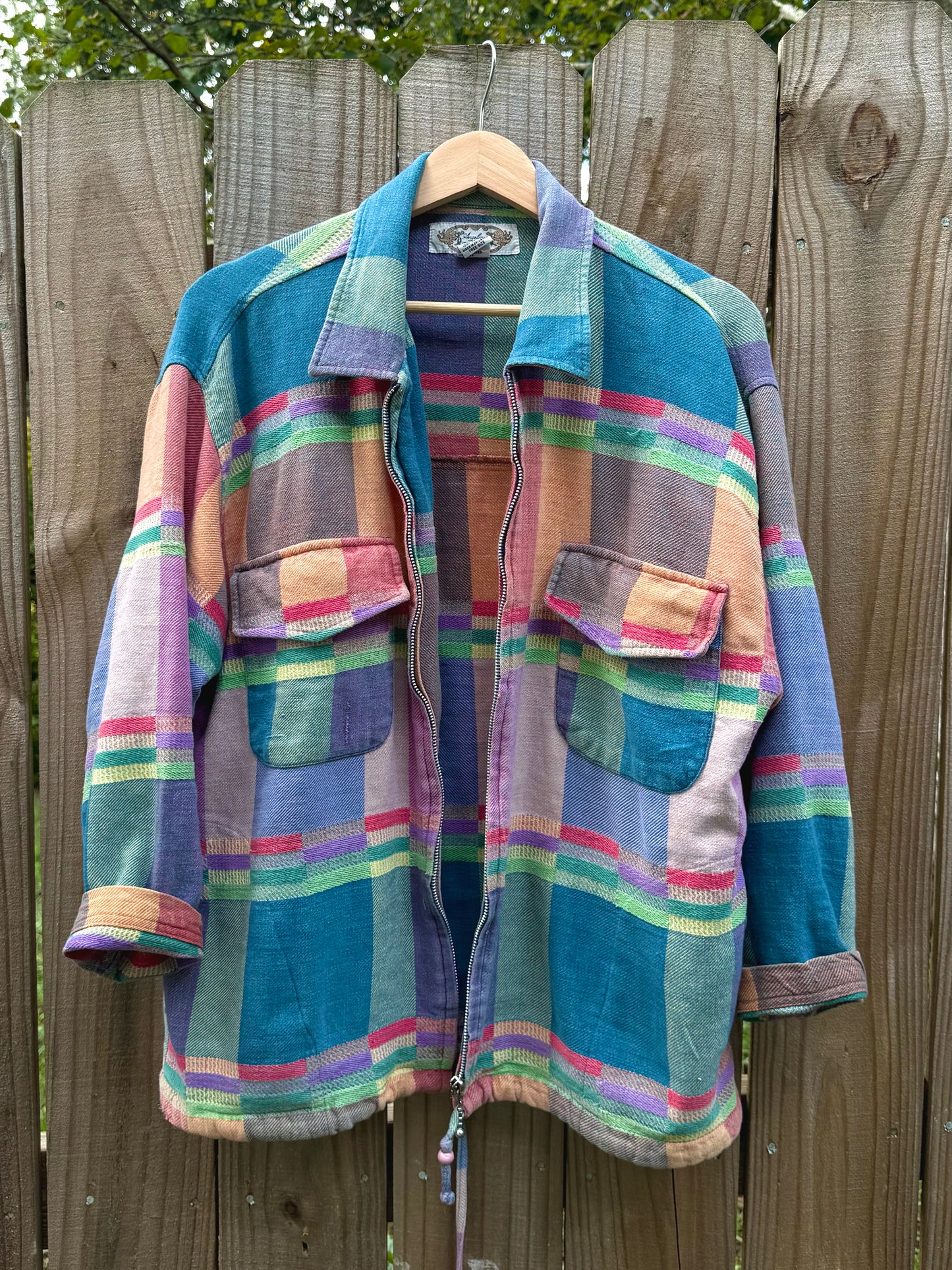 Vintage Angelina Plaid Cotton Jacket