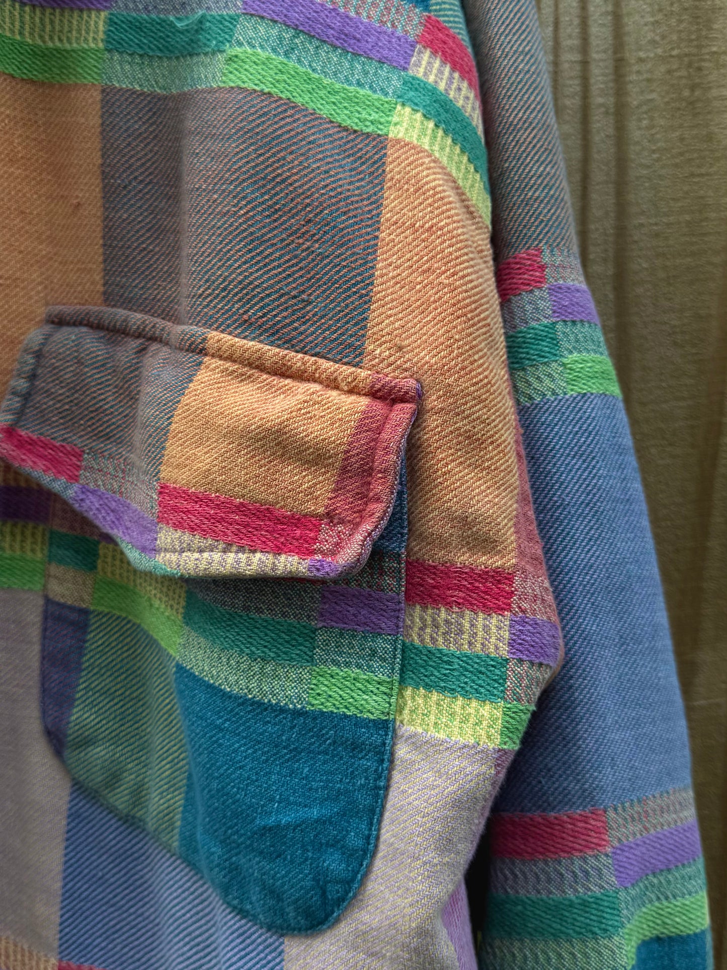 Vintage Angelina Plaid Cotton Jacket