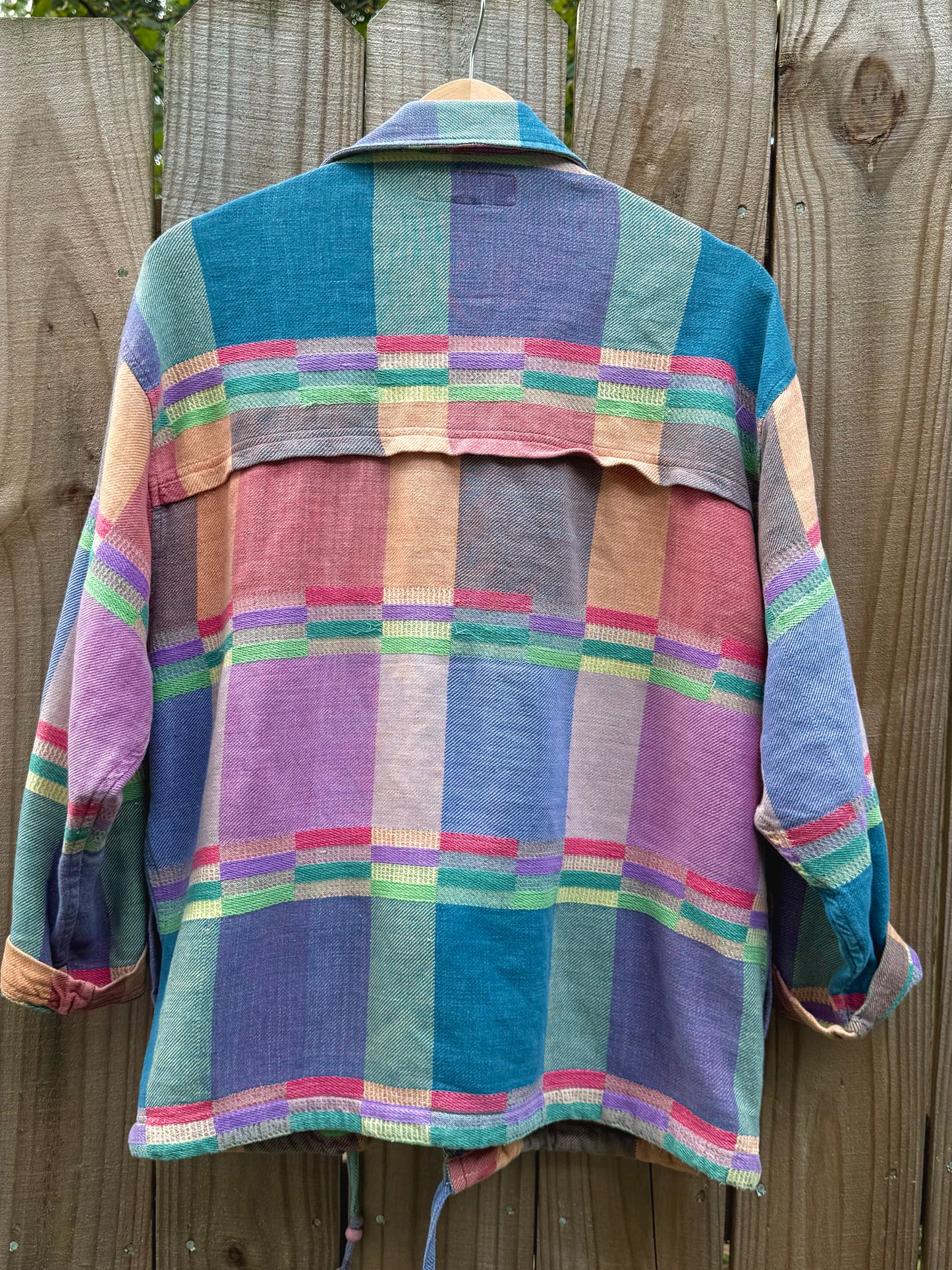Vintage Angelina Plaid Cotton Jacket