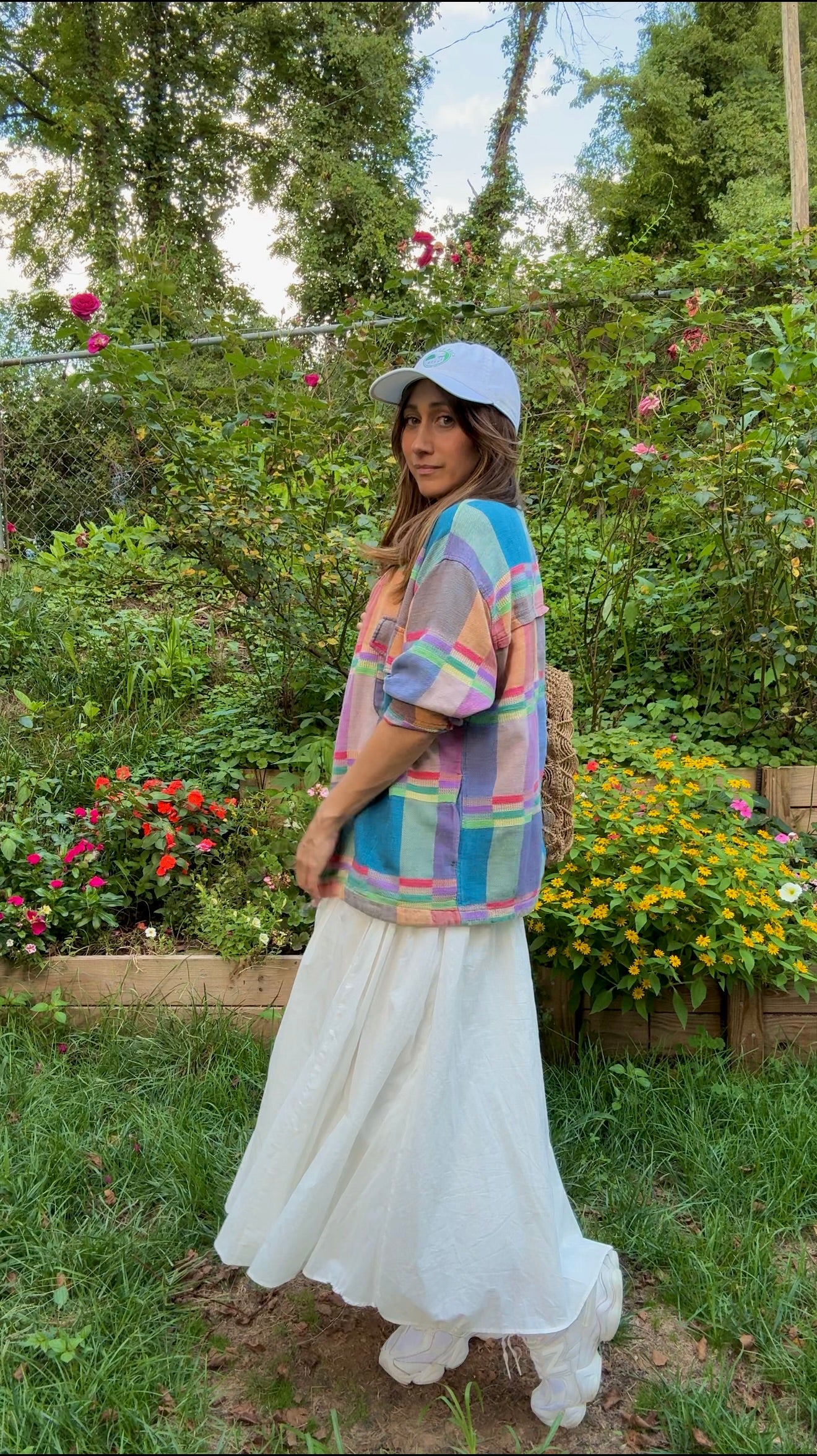 Vintage Angelina Plaid Cotton Jacket