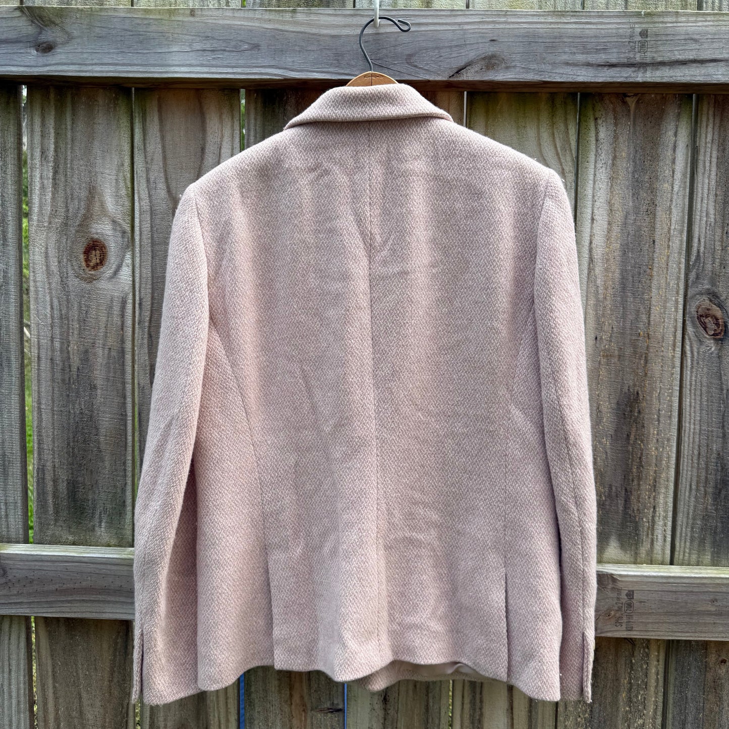 Lauren Ralph Lauren Wool Blend Blazer Pink Size 14