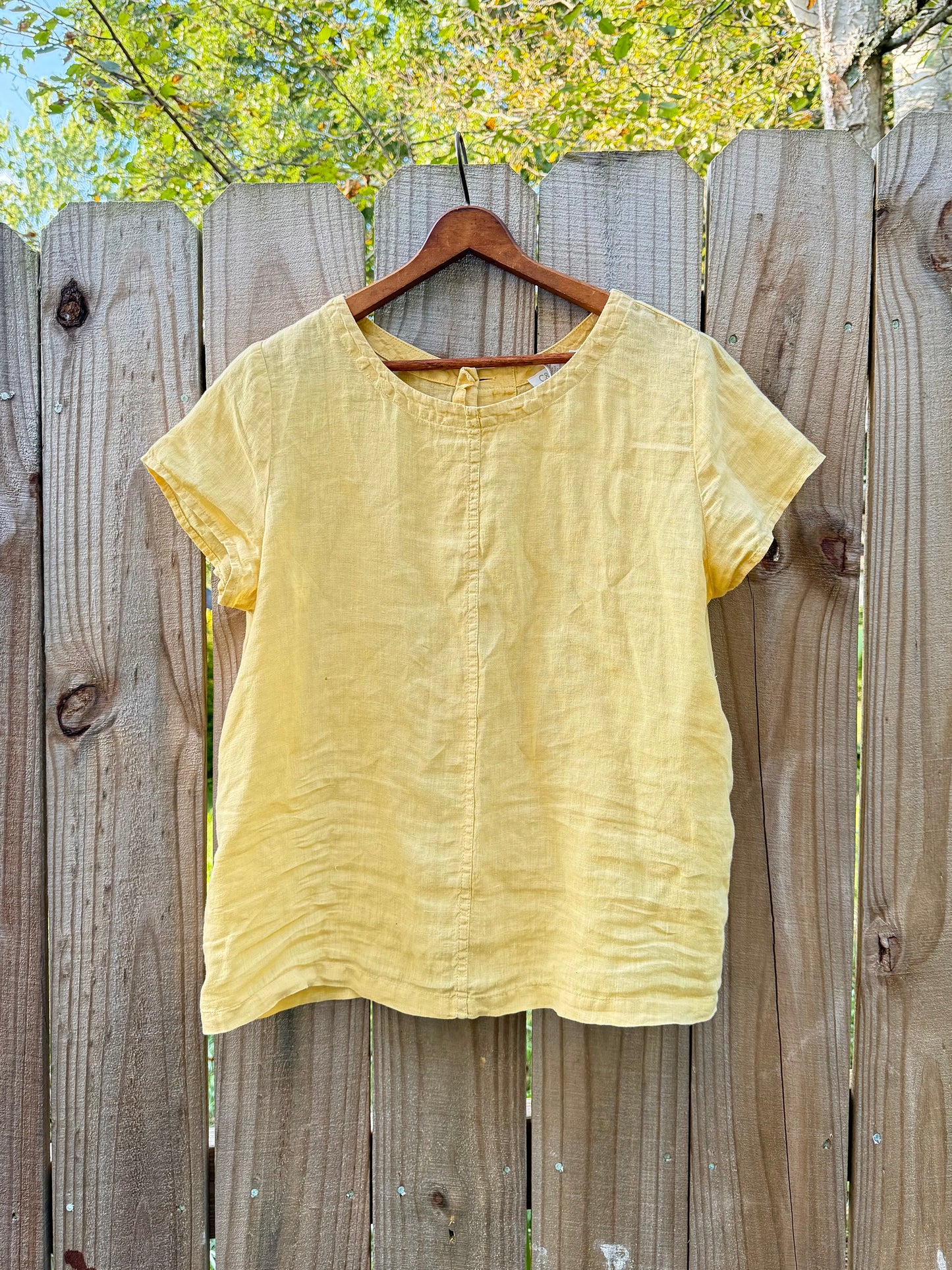 Golden Hour Linen Top