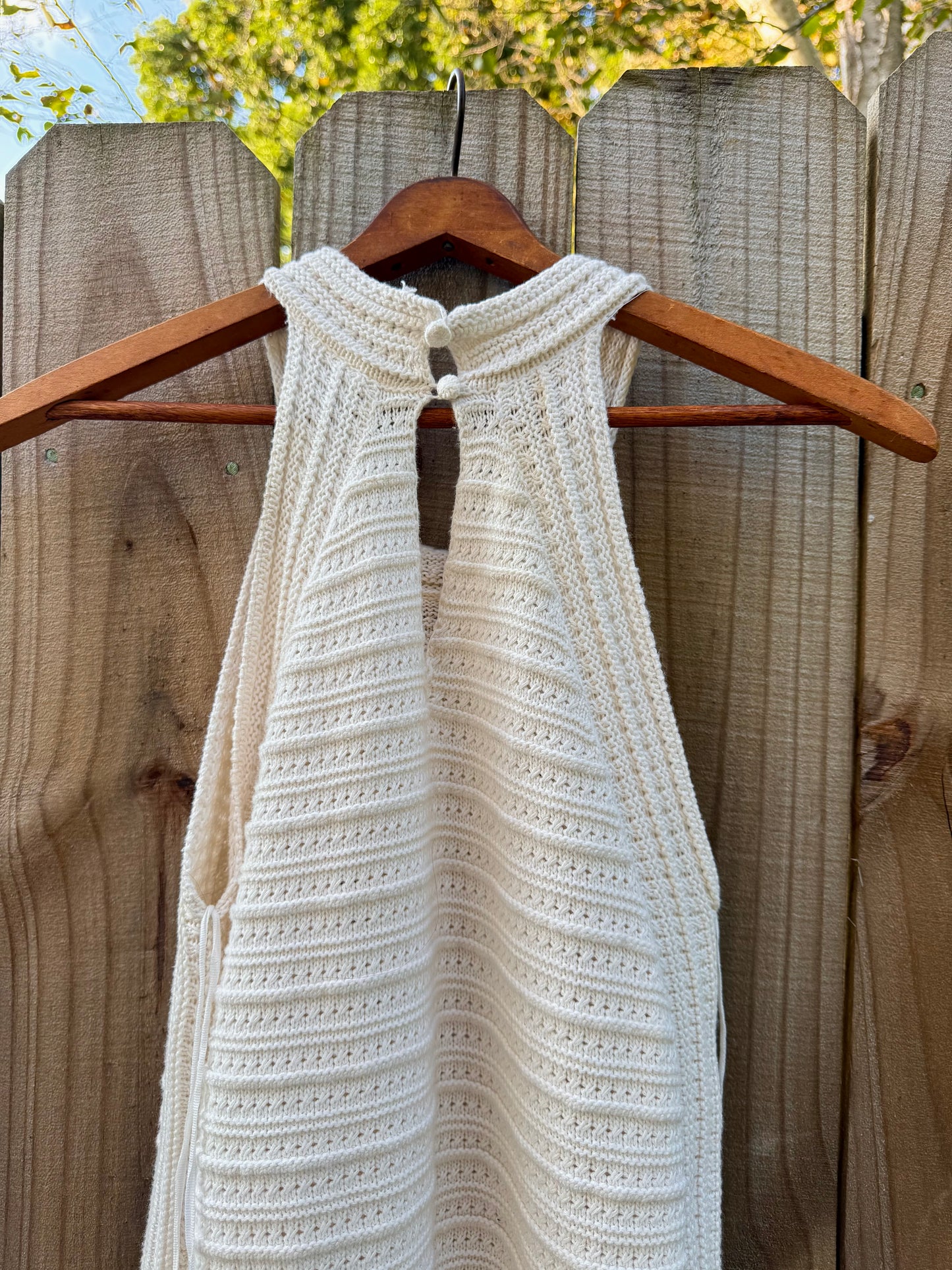 SUNDAY HONEY ORIGINAL — REWORKED COTTON KNIT MINI DRESS