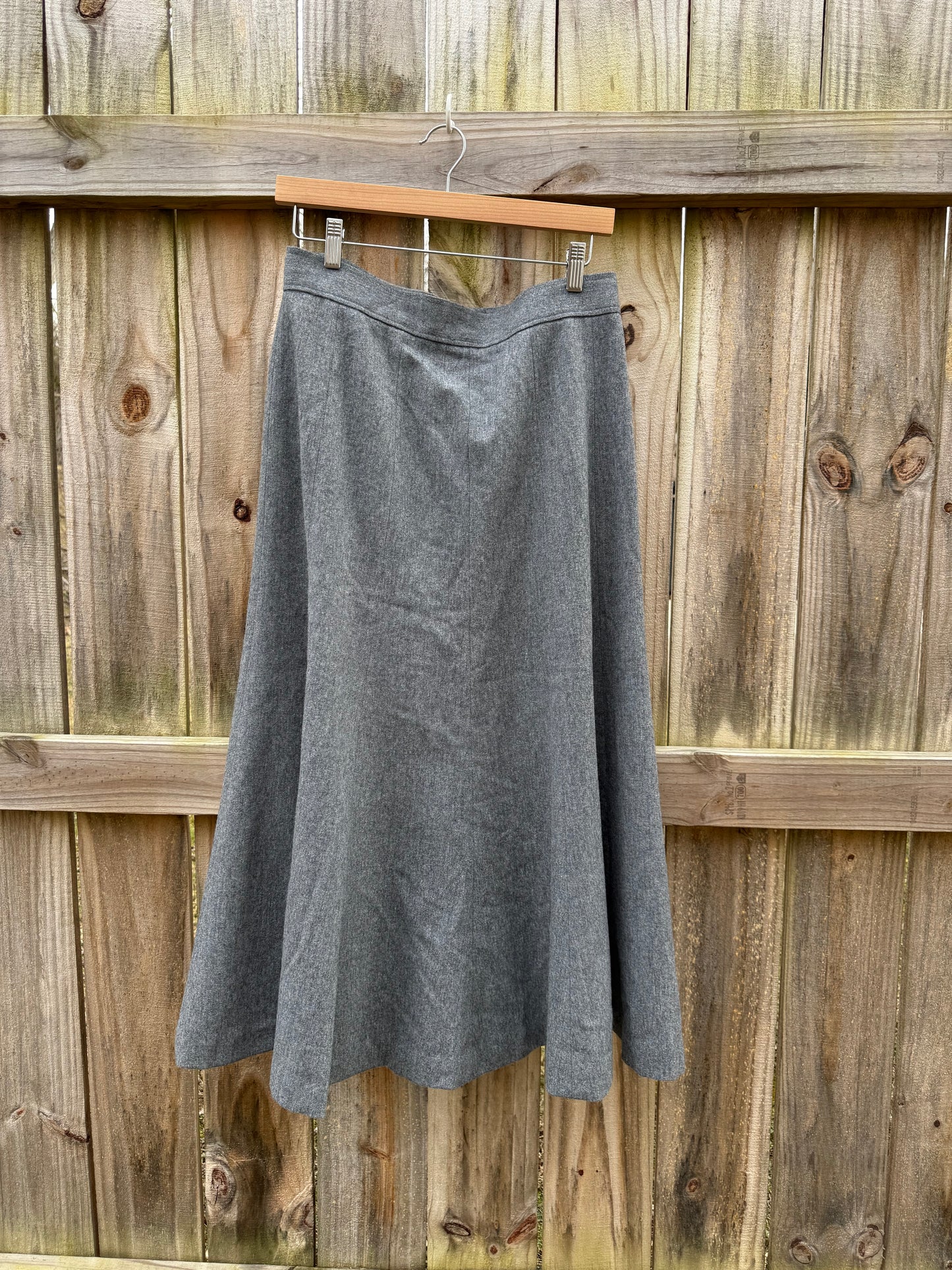 Vintage Ghooki Wool A-Line Midi Skirt