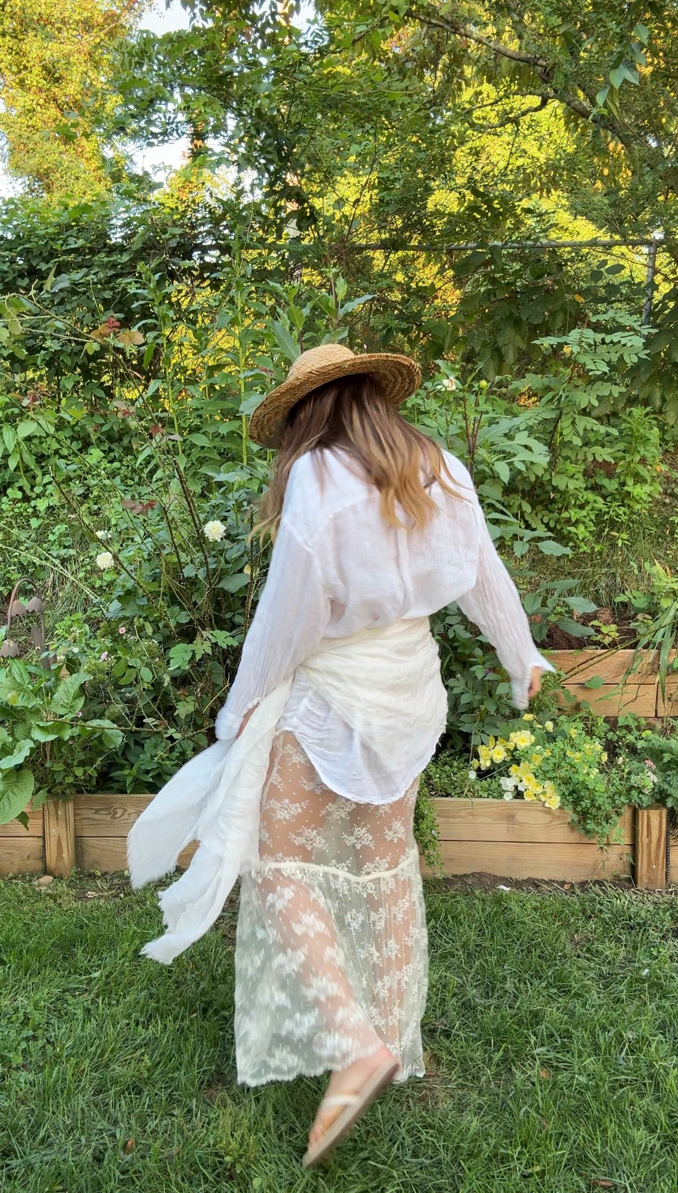 Vitamin A Oversized Linen Button-Down