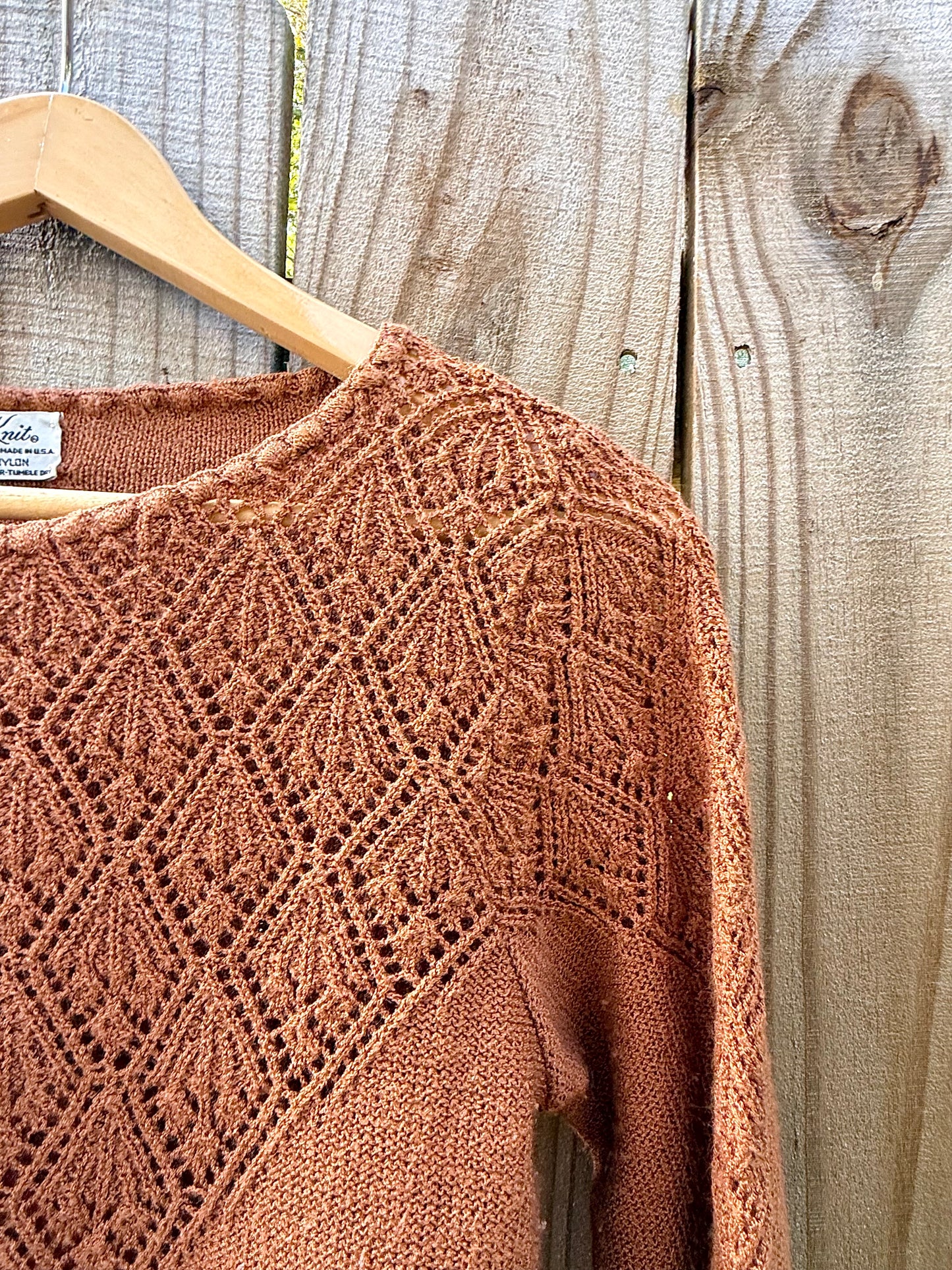 Vintage Cinnamon Knit Sweater