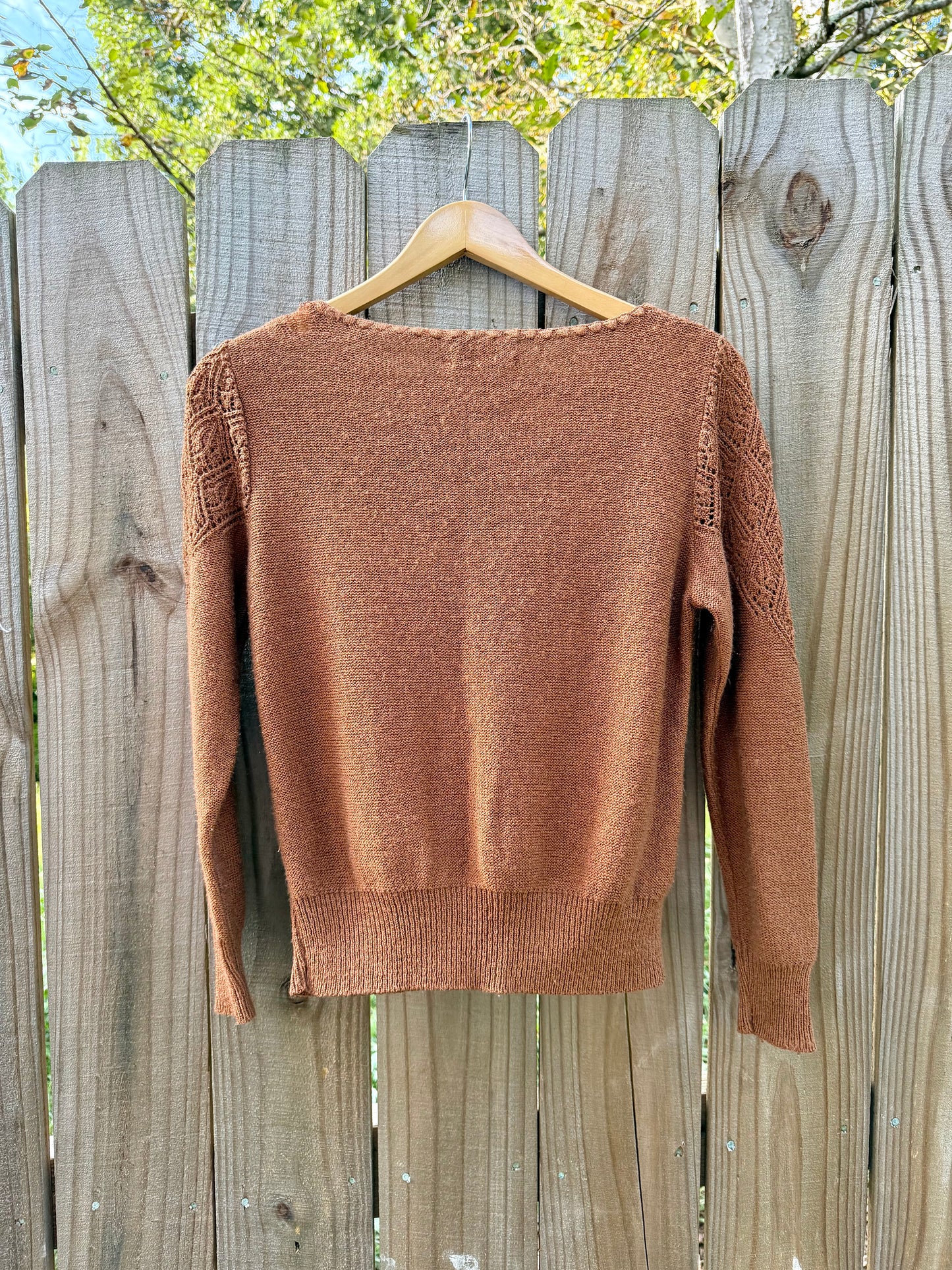 Vintage Cinnamon Knit Sweater