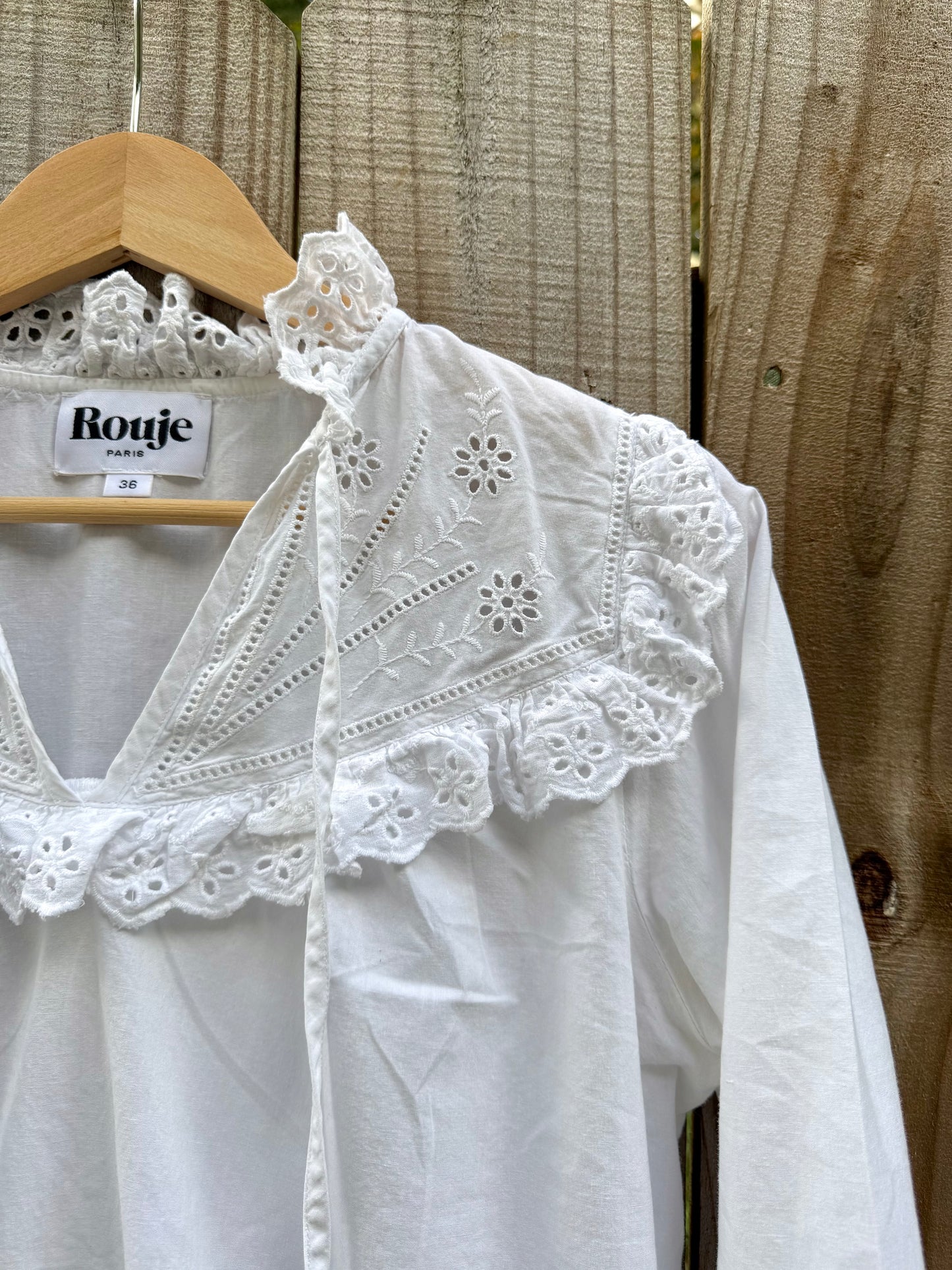 Rouje Paris Embroidered Blouse