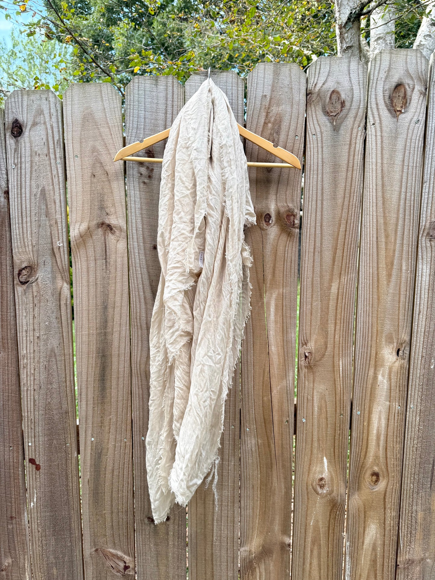 Chan Luu Cashmere + Silk Scarf (Stone)