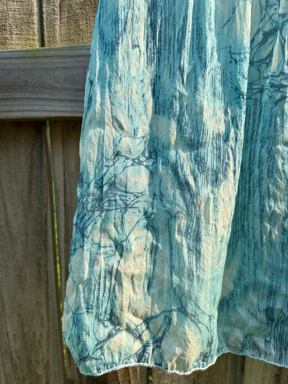 Via Signoria Italian Silk Hand-Dyed Scarf Dress