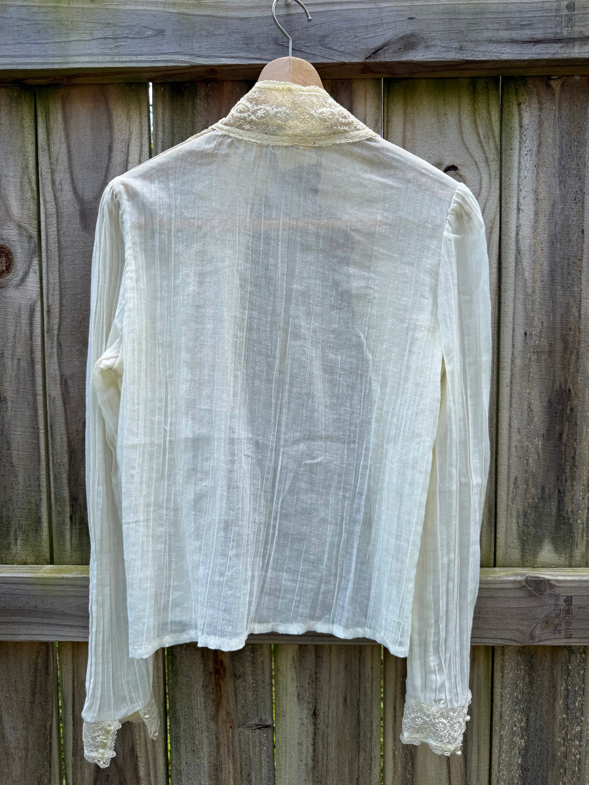 1970s Jessica’s Gunnies Gunne Sax Sheer Lace Blouse