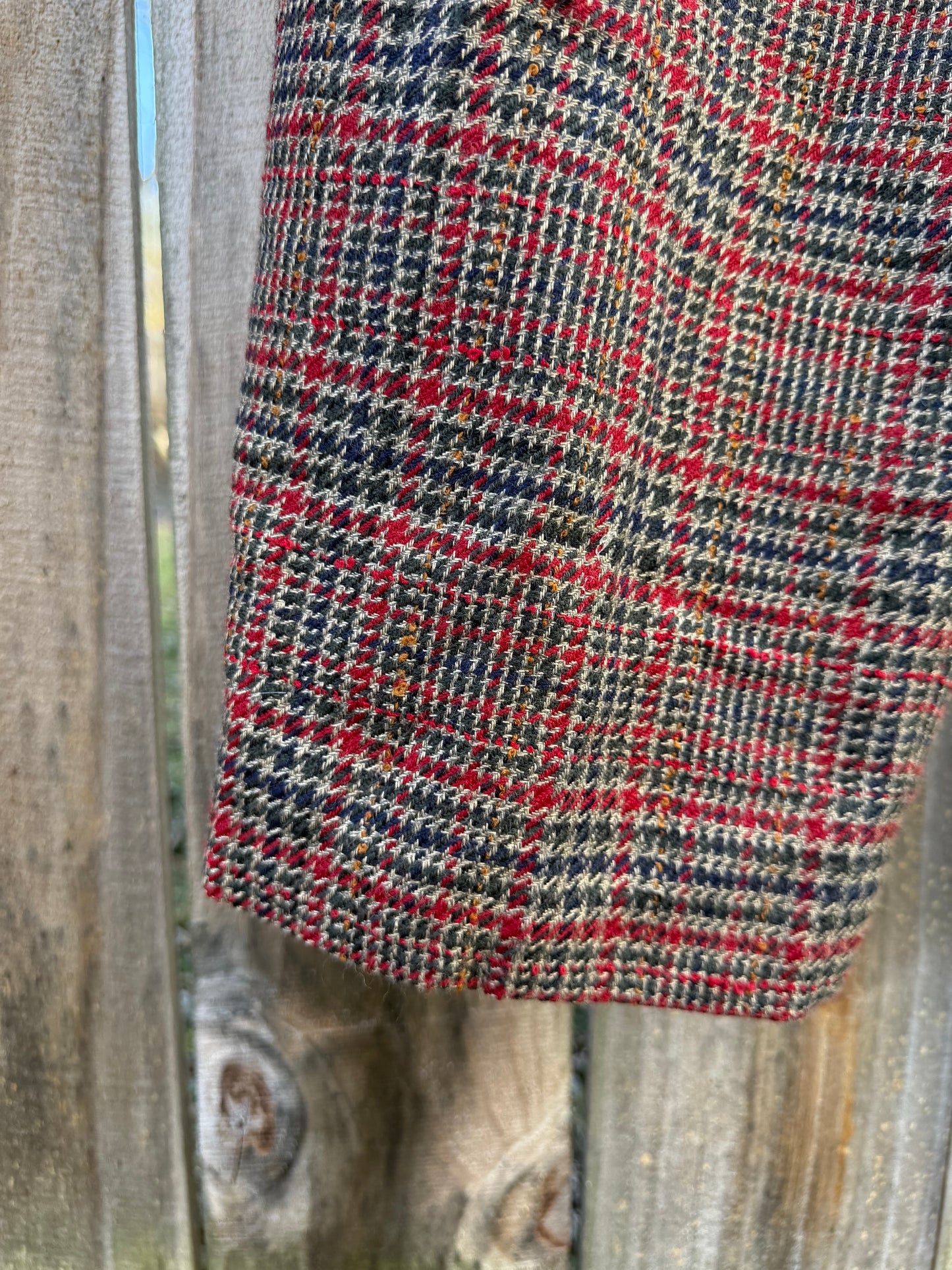 Vintage Pendleton Petite Plaid Wool Trousers – High Waist Straight Leg Heritage Pant