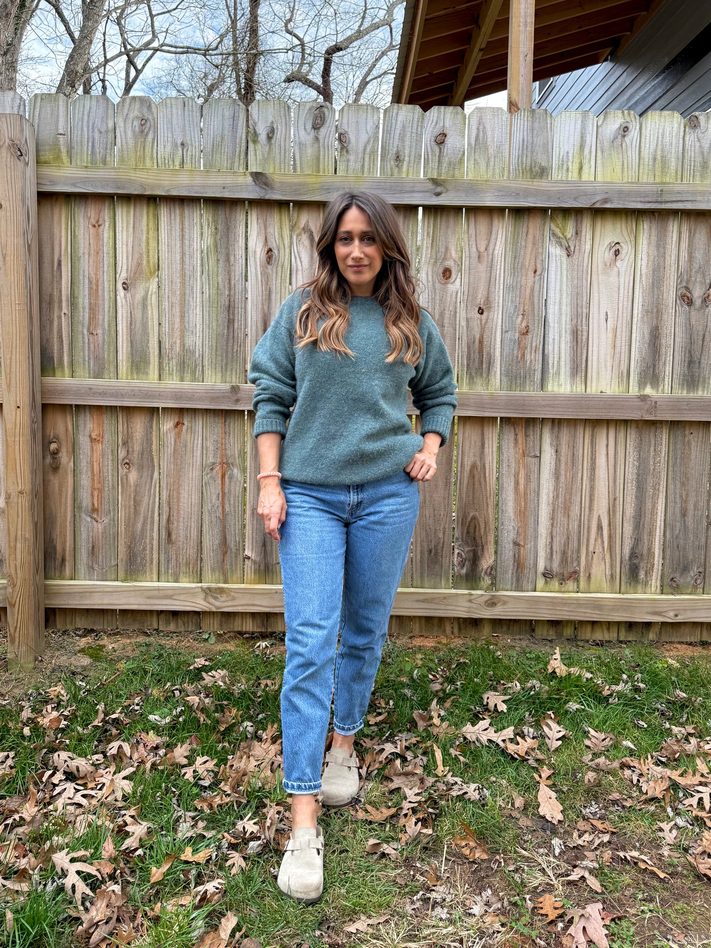 BEN SILVER SHETLAND WOOL SWEATER — Made in Scotland