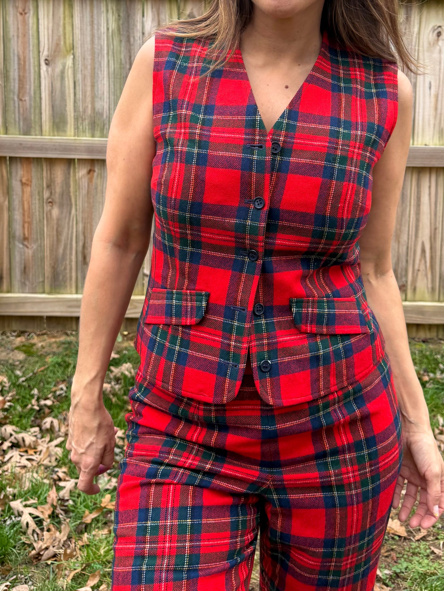 Vintage Pendleton Tartan Wool Vest