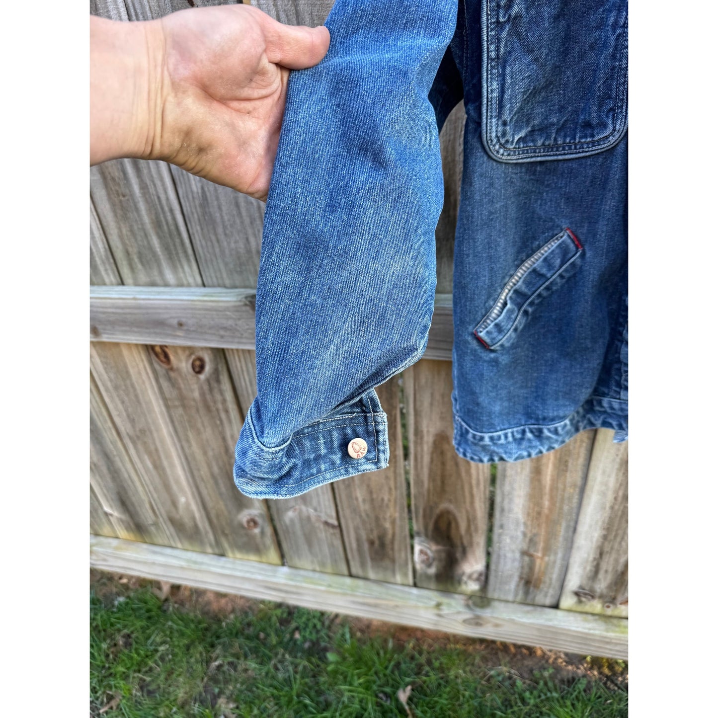 Vintage R.A.W. Denim Chore Jacket / Workwear Utility Coat