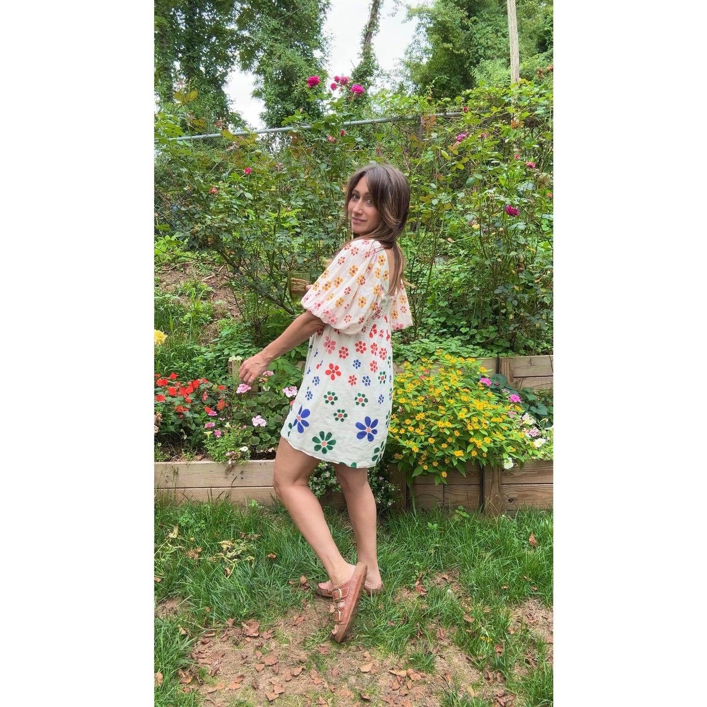 Rainbow Bloom Mini Dress – Jen’s Pirate Booty
