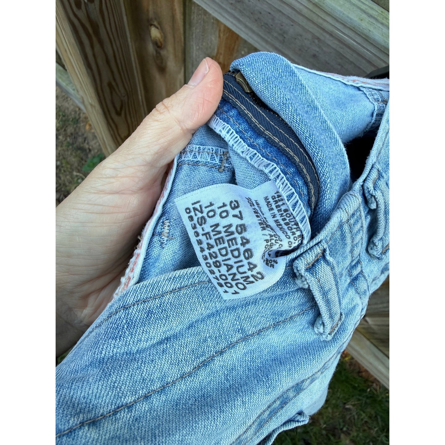 Lee High-Waist Elastic Back Denim Shorts