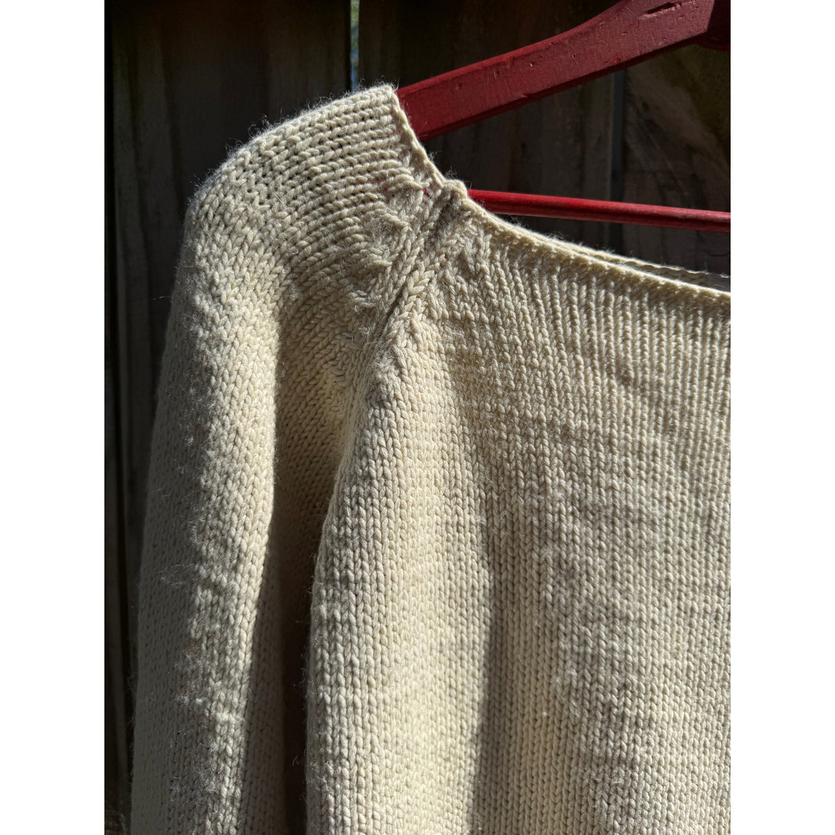 Minimalist Rolled Hem Cream Knit Sweater | Scandinavian Style