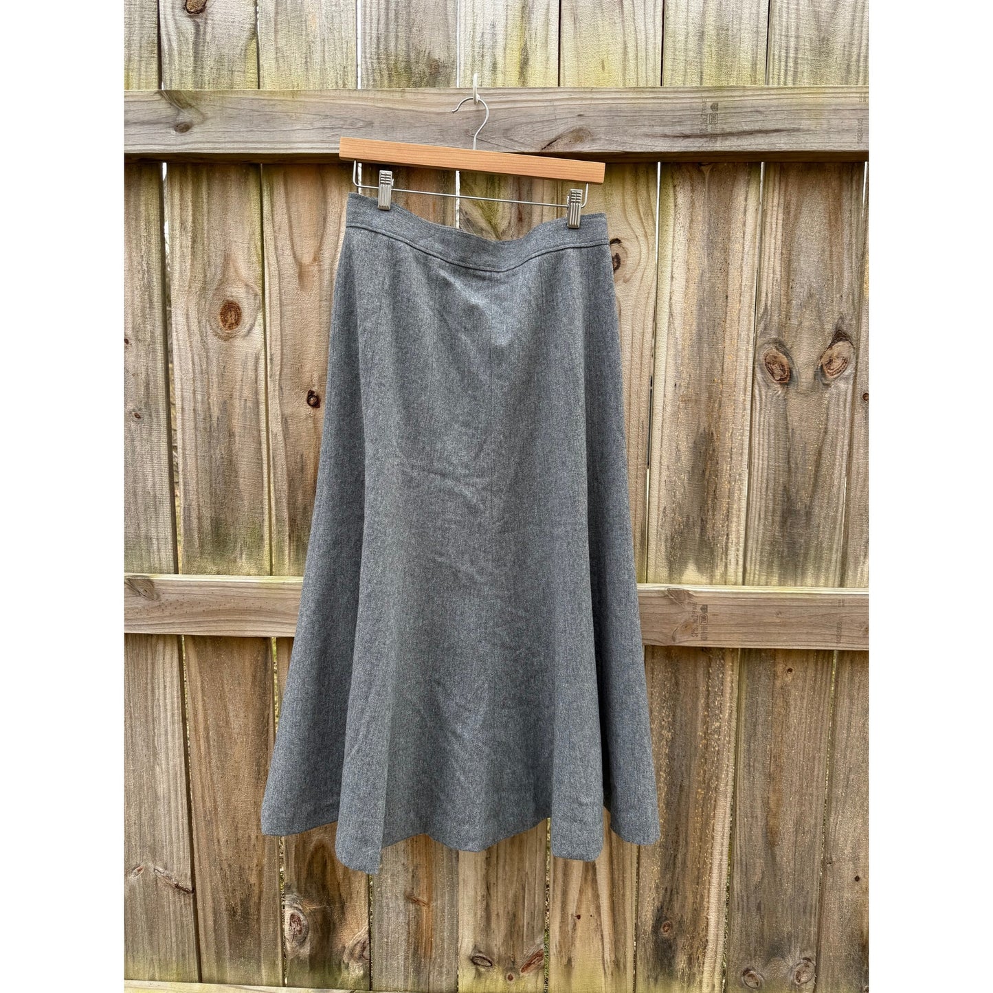 Vintage Ghooki Wool A-Line Midi Skirt