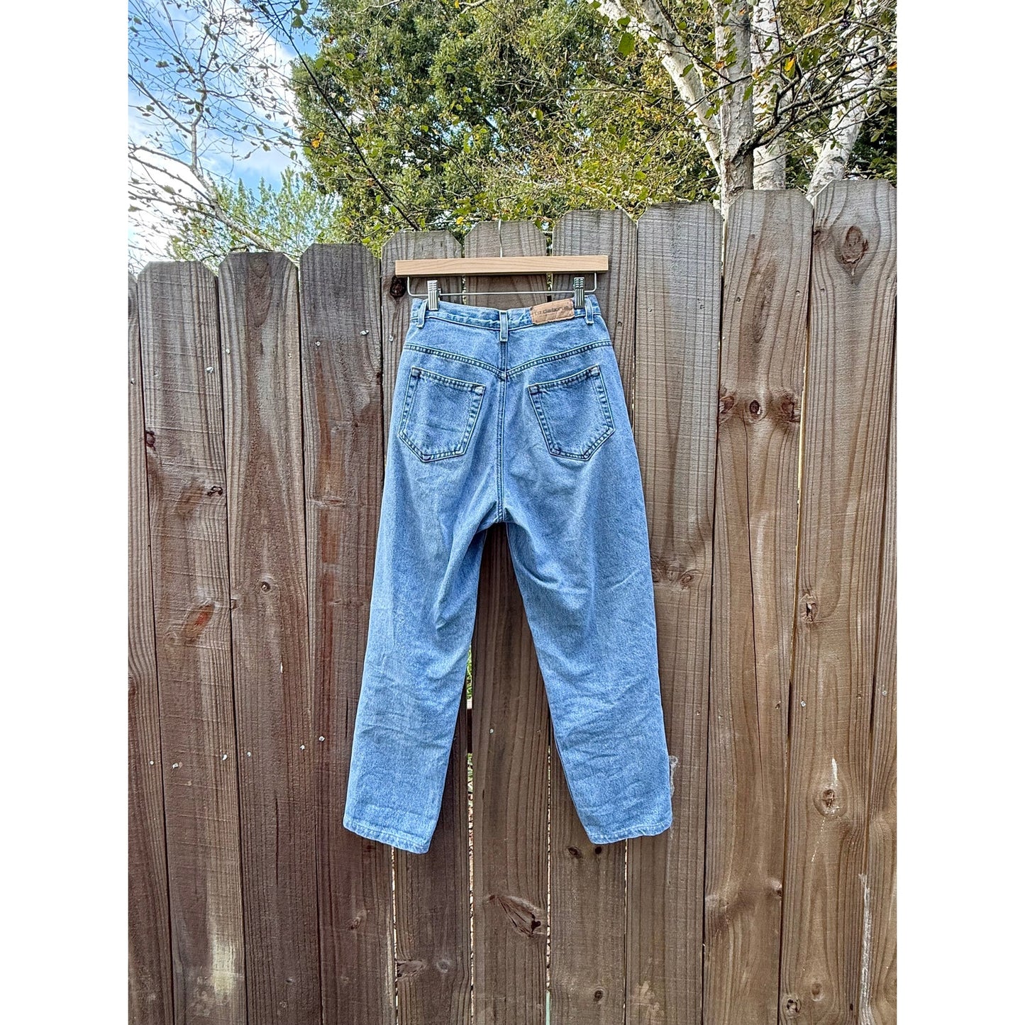 Vintage 90s Straight Leg Denim in Light Wash