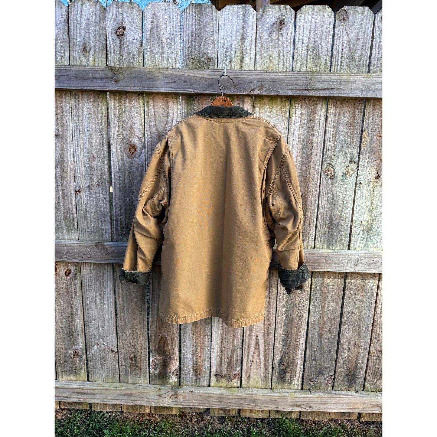 L.L.Bean Barn Coat / Canvas Chore Jacket / Corduroy Collar Workwear Jacket