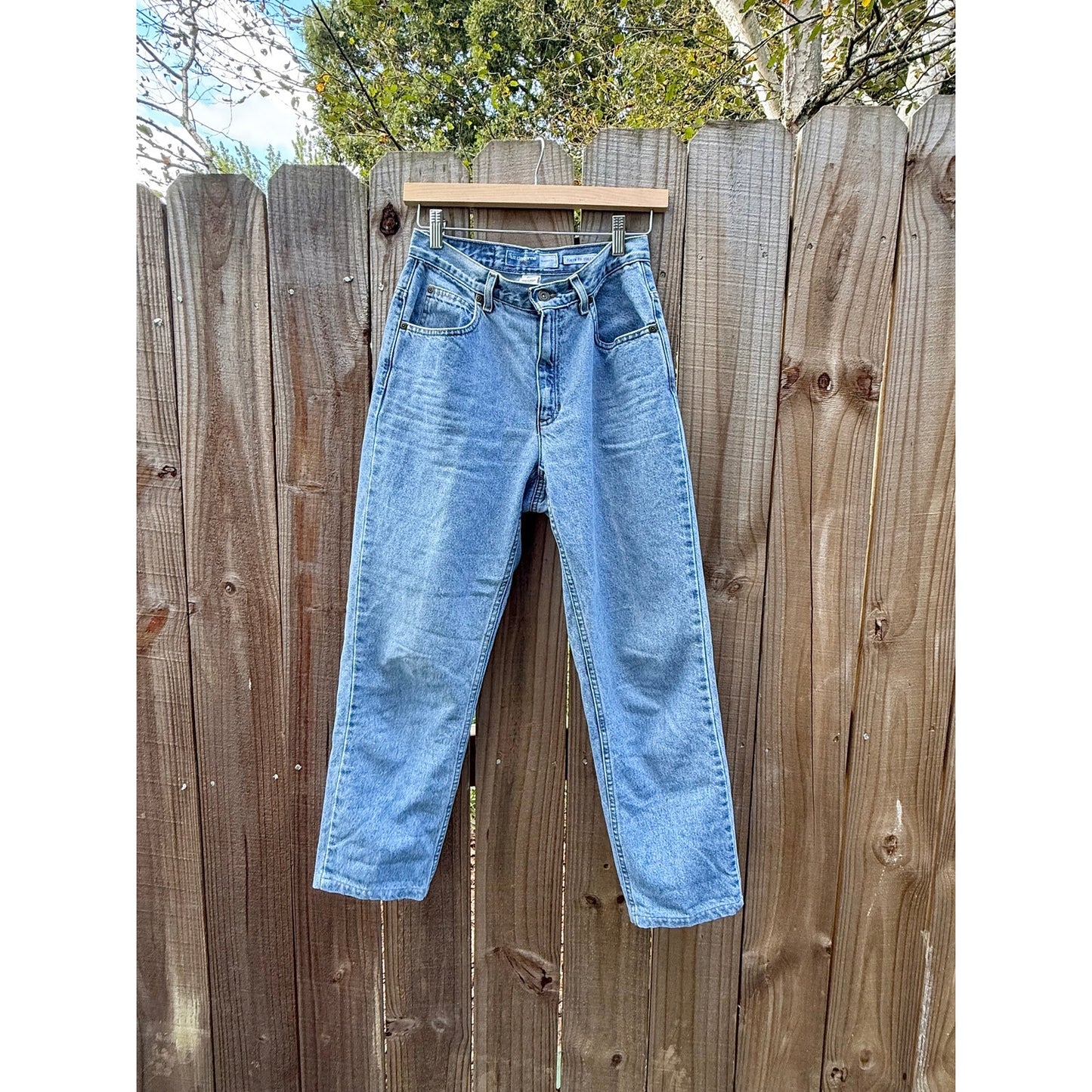 Vintage 90s Straight Leg Denim in Light Wash
