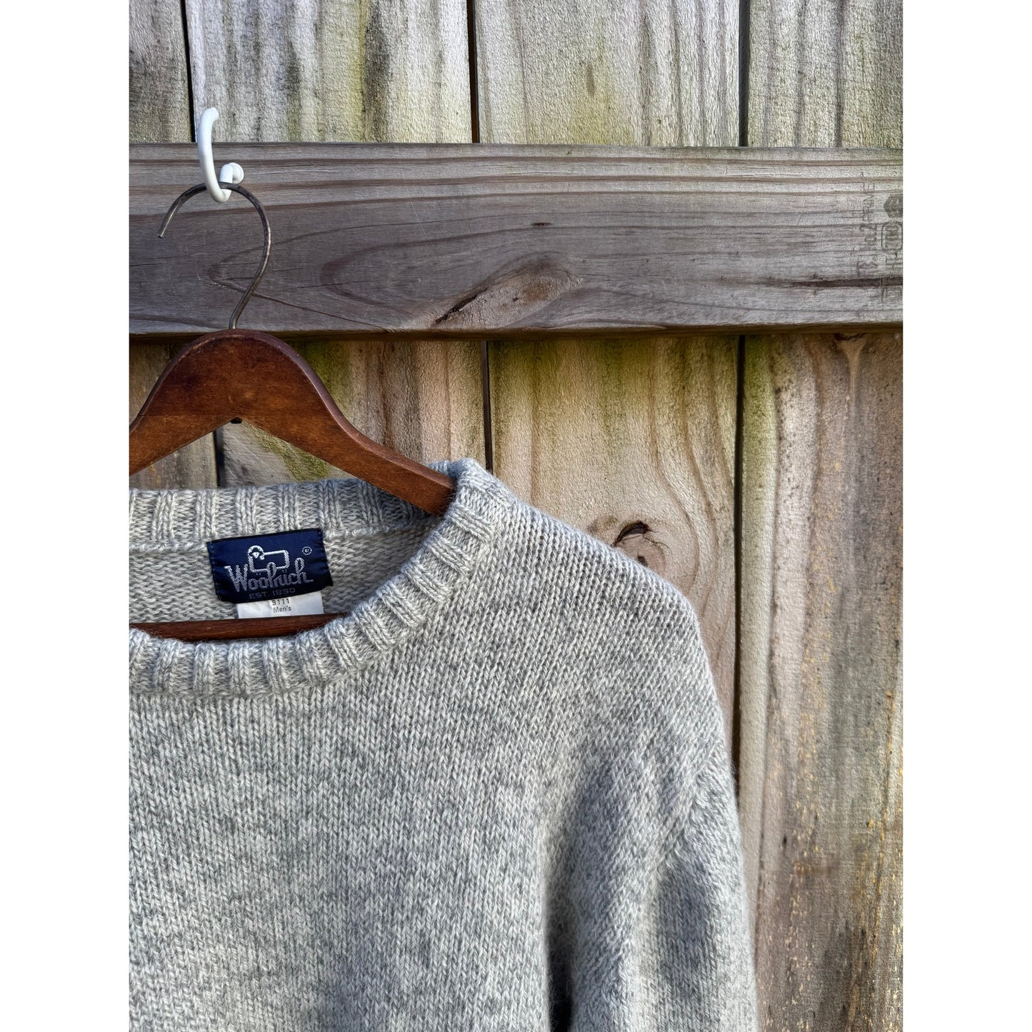 Vintage Woolrich Wool Sweater – Heathered Oatmeal Crewneck
