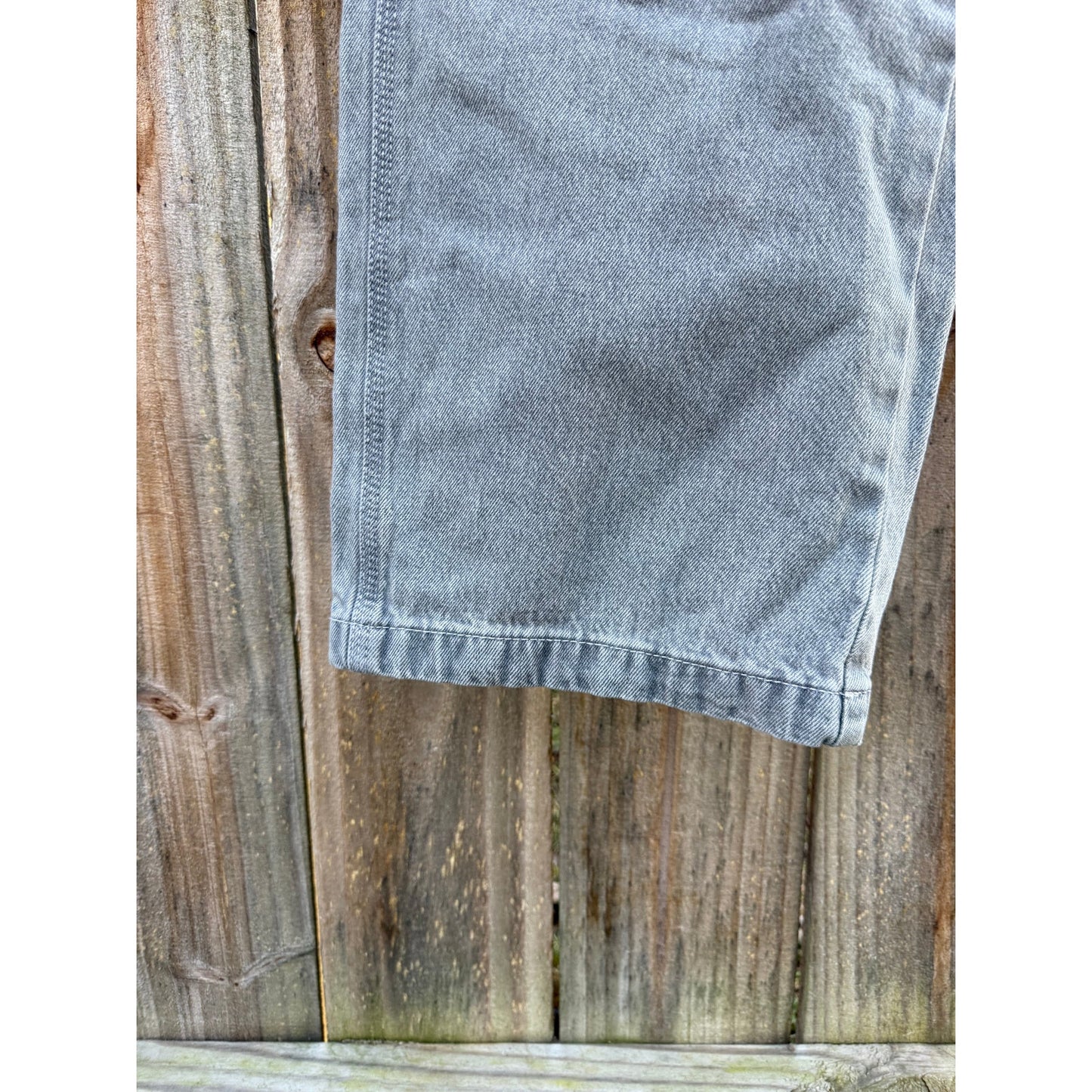 H&amp;M Washed Gray Cargo Pants – Faded Utility – Size 4
