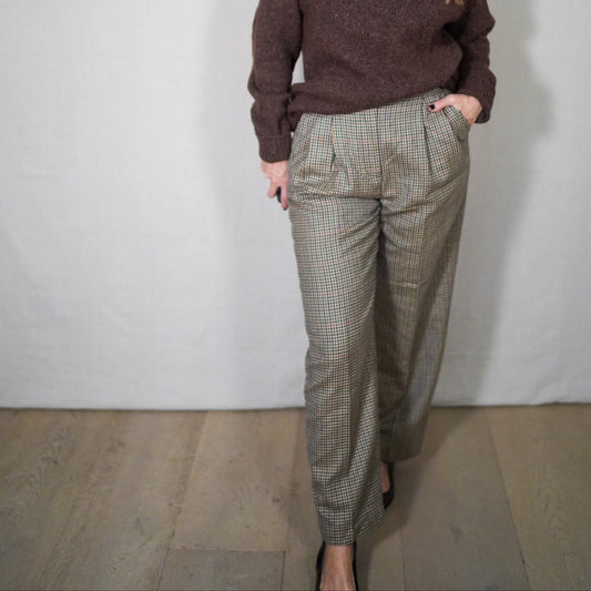 Vintage Rafaella Wool Check Trousers
